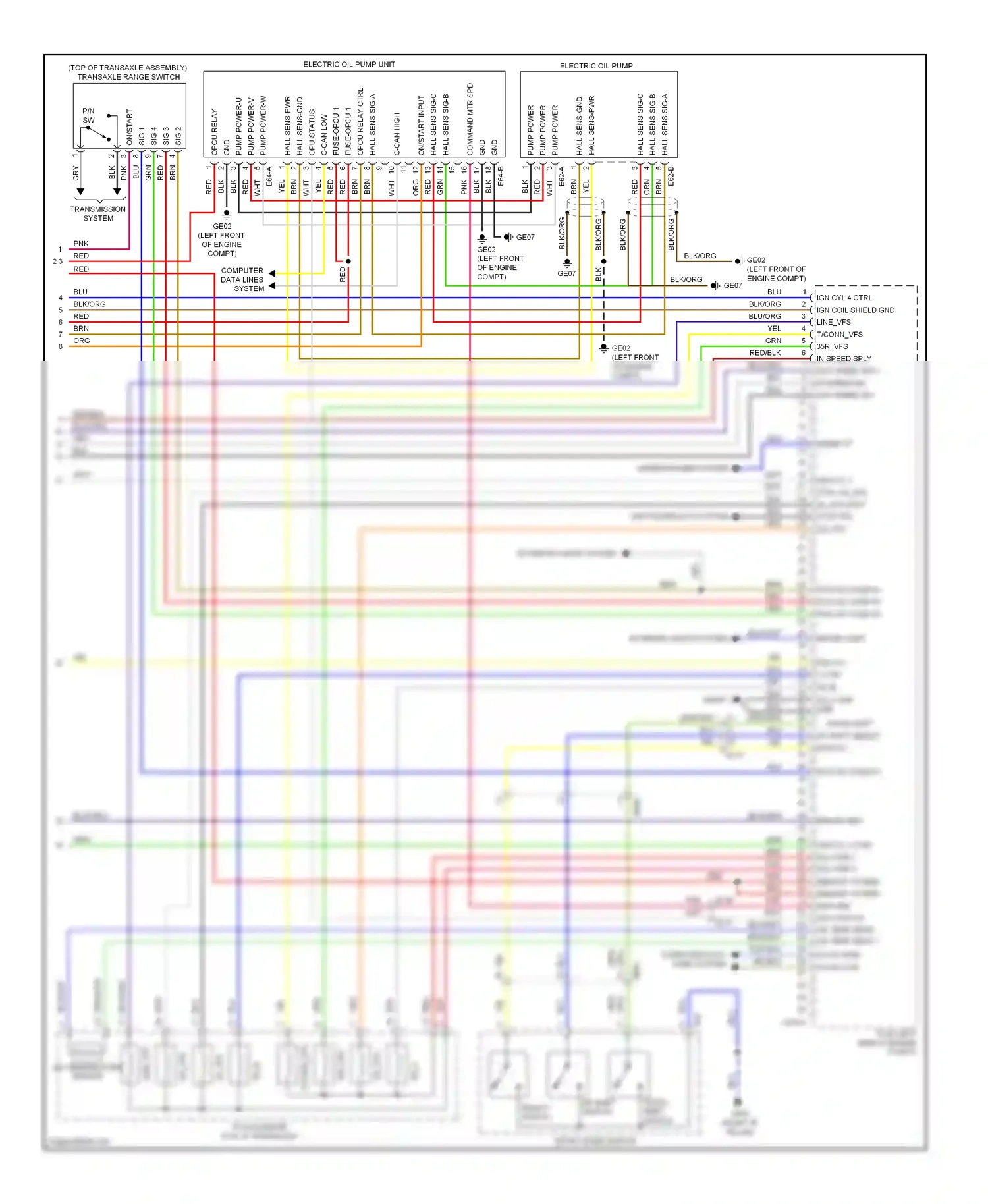 Kia Optima III (2010-2013) p/n sw wiring diagram  (5 of 5)