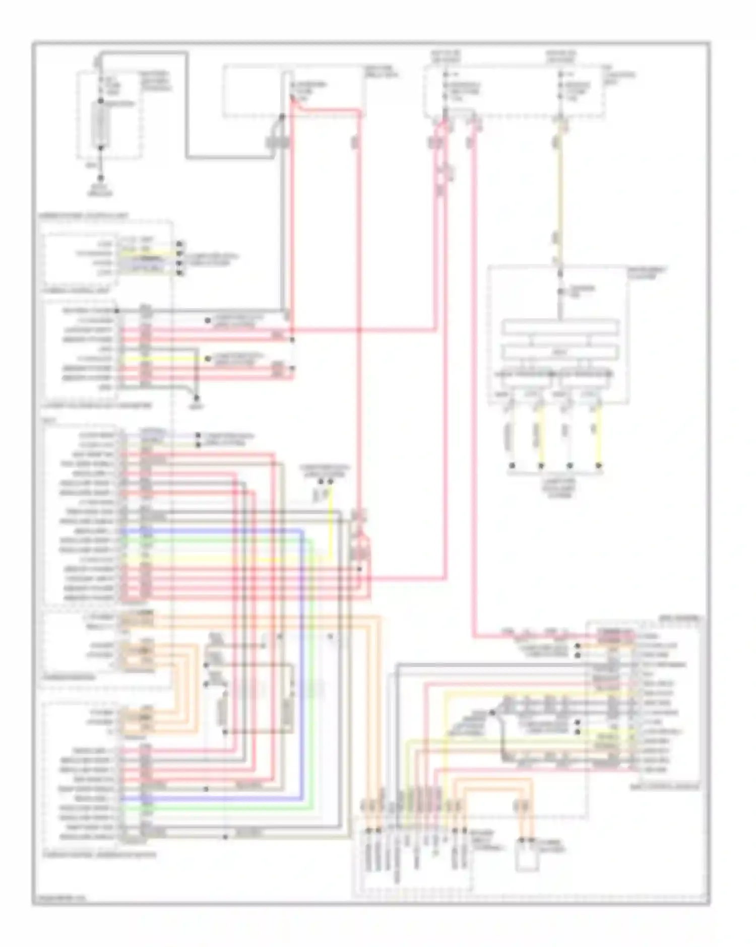 Wiring diagram power relay assembly for Kia Optima III (2010-2013) (2 of 3)