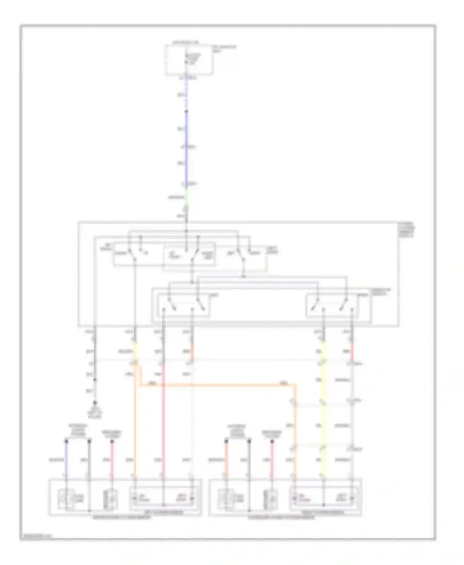 Wiring diagram red for Kia Optima III (2010-2013) (100 of 137)