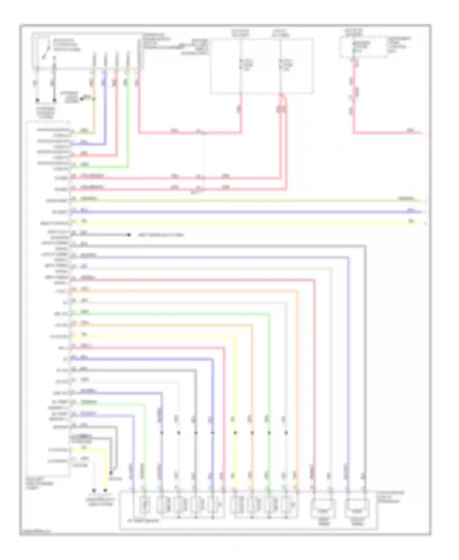Wiring diagram shift interlock system for Kia Optima III (2010-2013) (1 of 6)