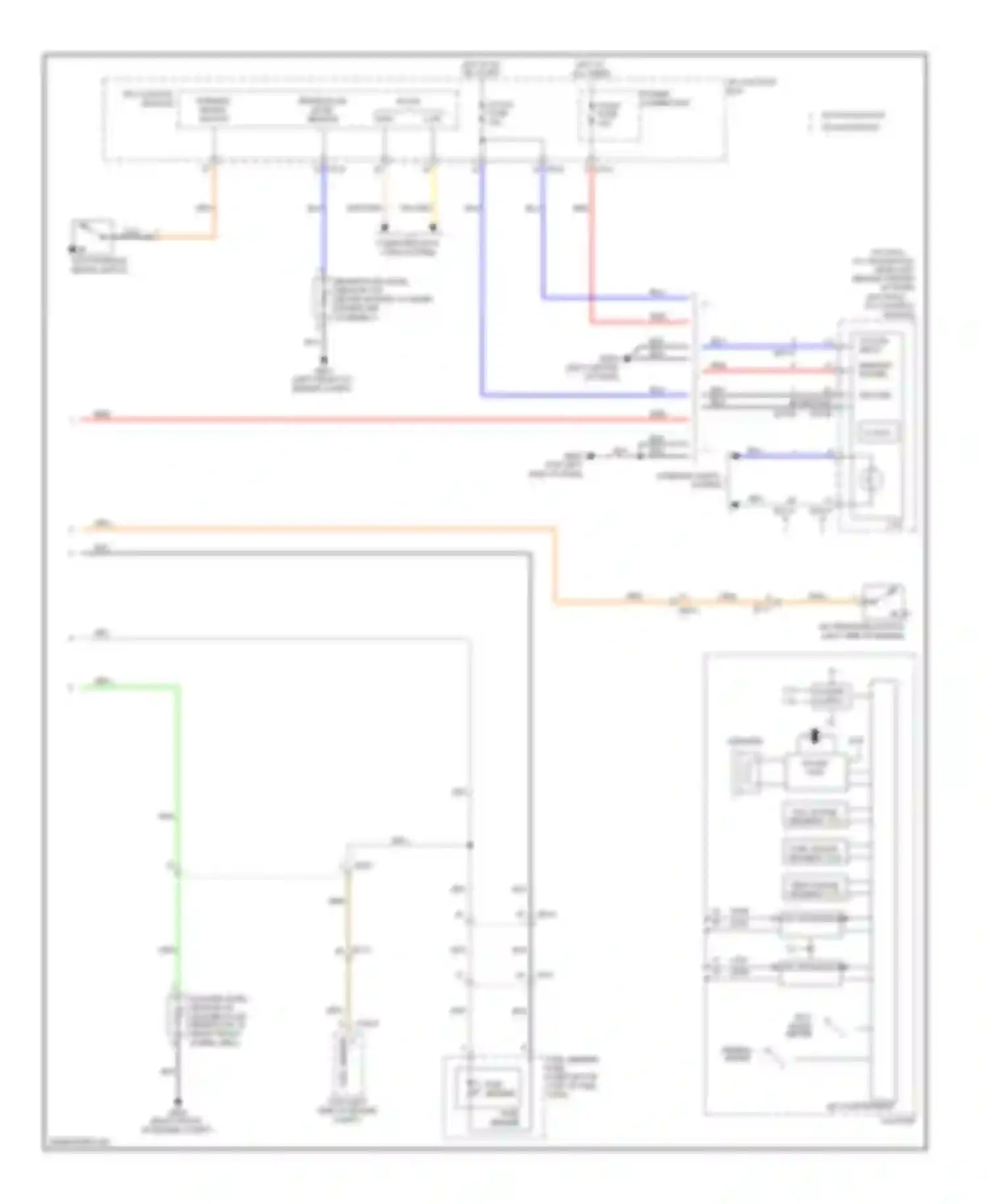 Wiring diagram soc gauge segment lcd for Kia Optima III (2010-2013) (1 of 1)