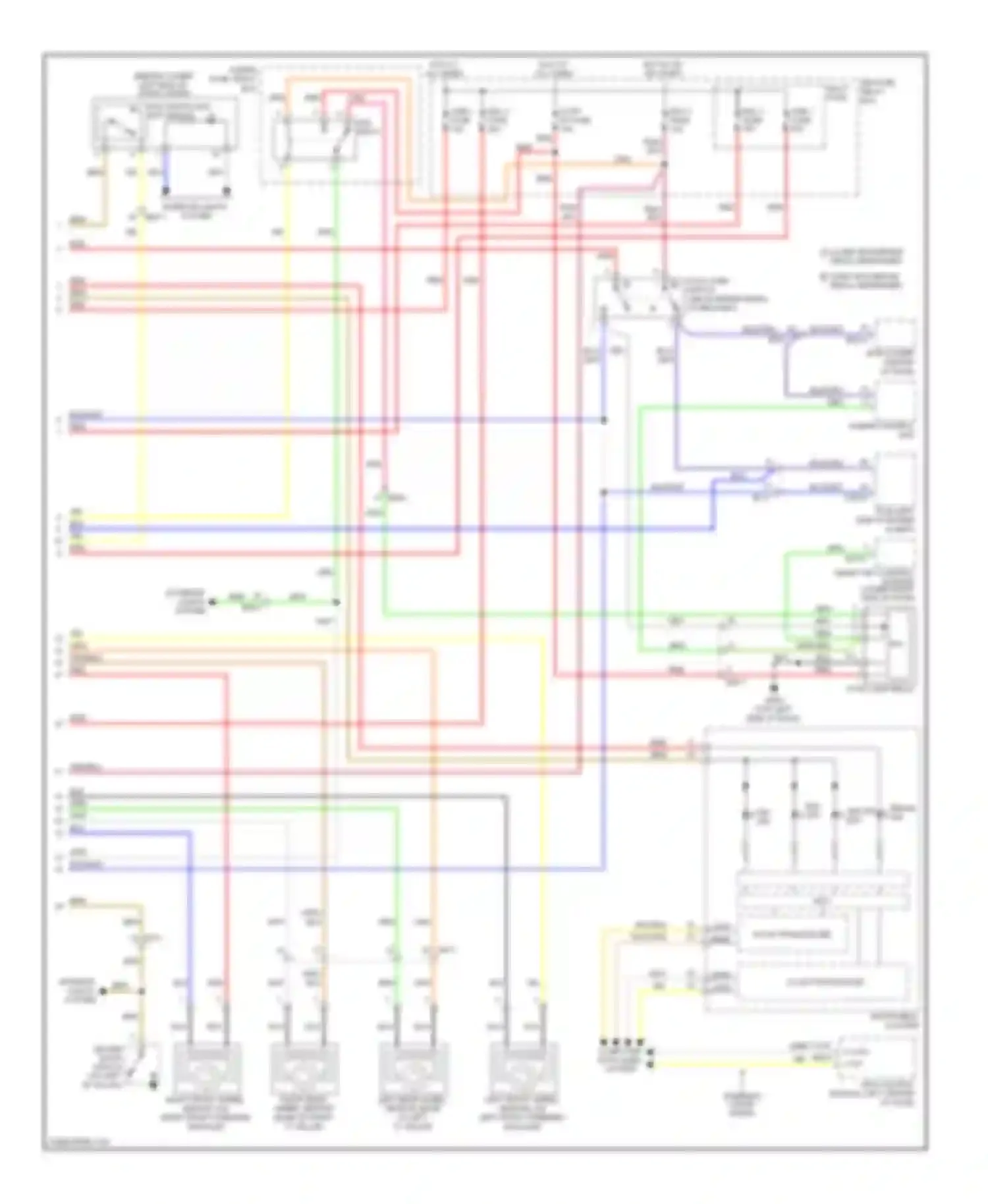Wiring diagram stop lamp relay for Kia Optima III (2010-2013) (1 of 4)