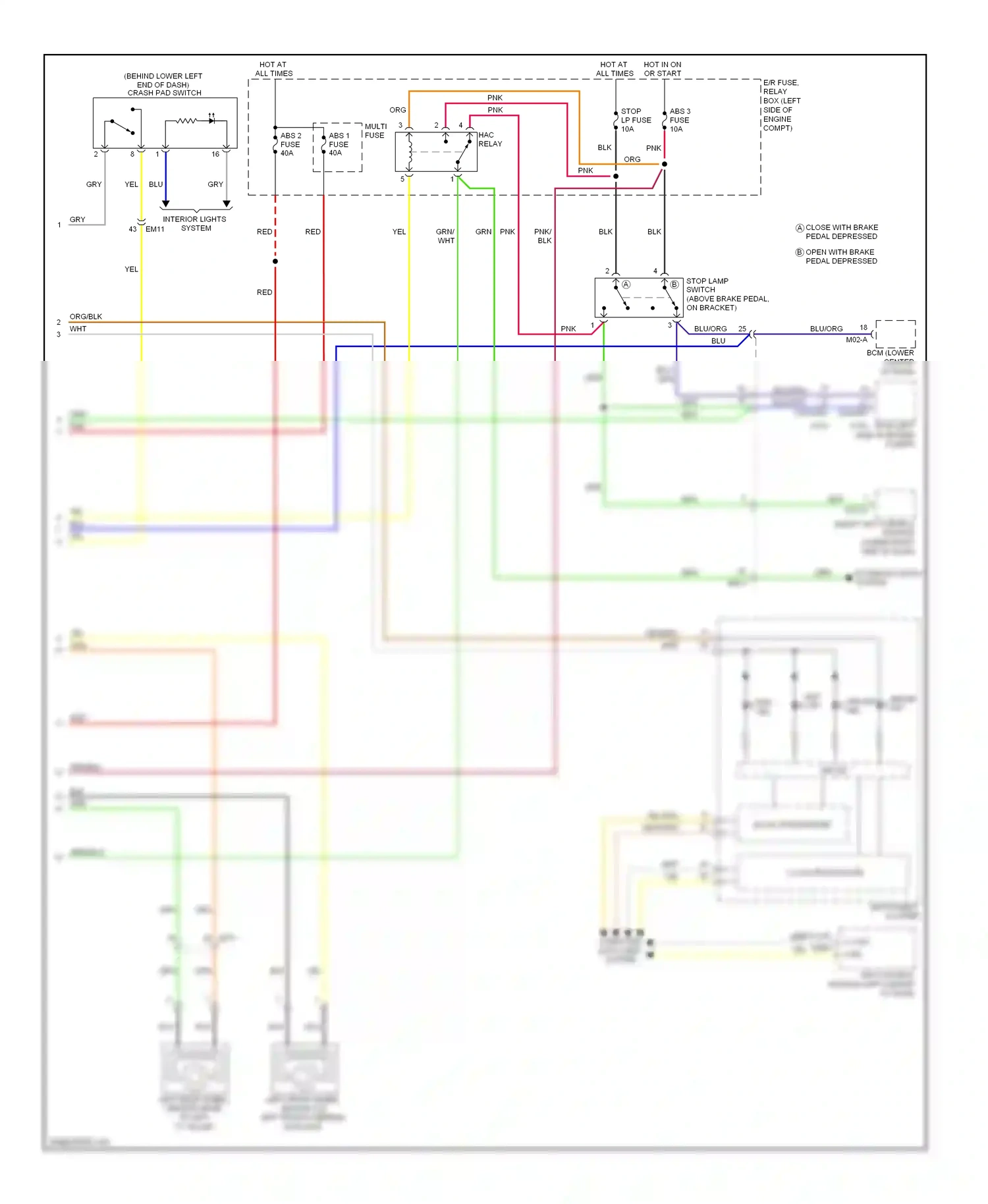 Kia Optima III (2010-2013) wht/org wiring diagram  (1 of 52)