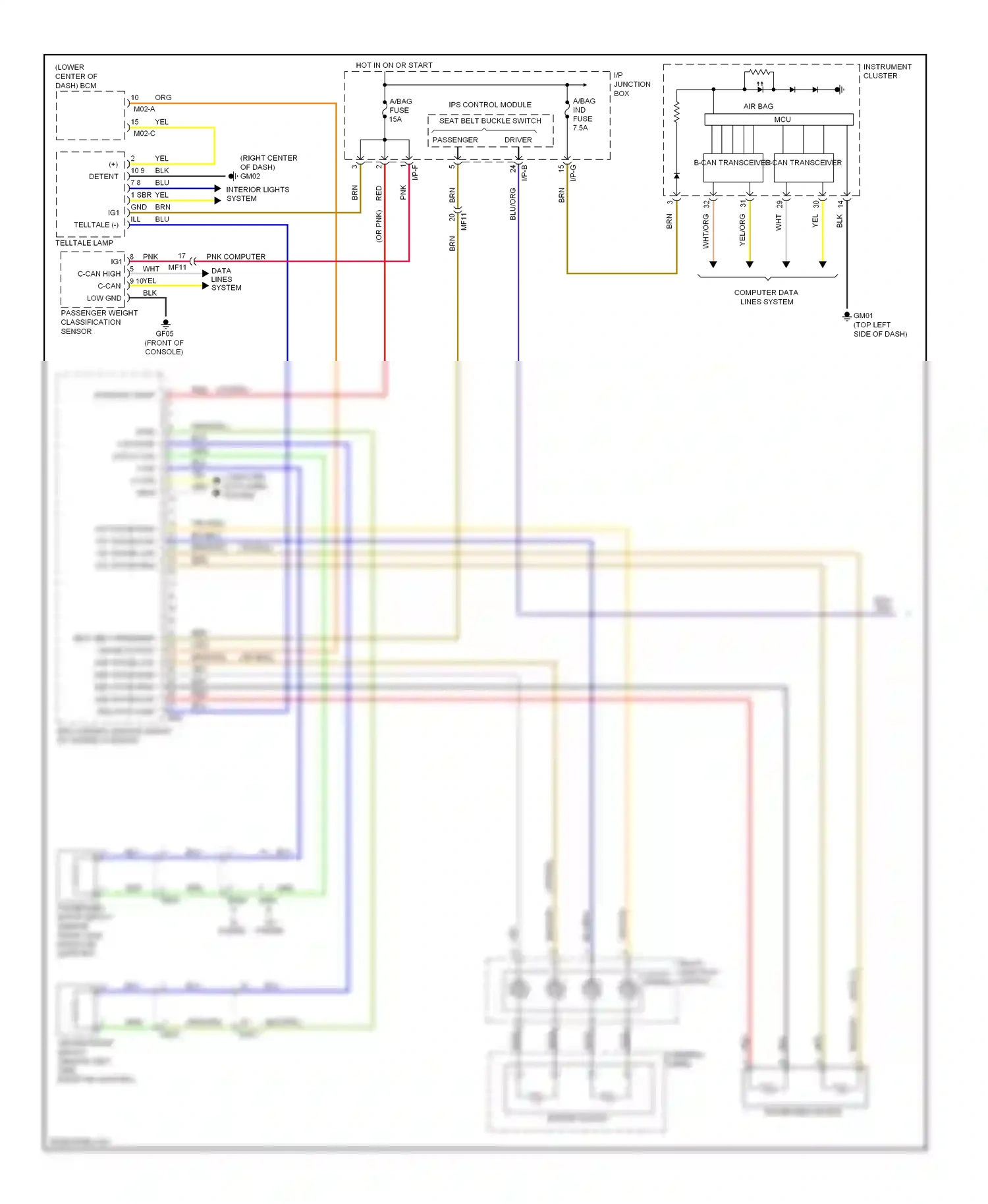 Kia Optima III (2010-2013) yel wiring diagram  (119 of 126)