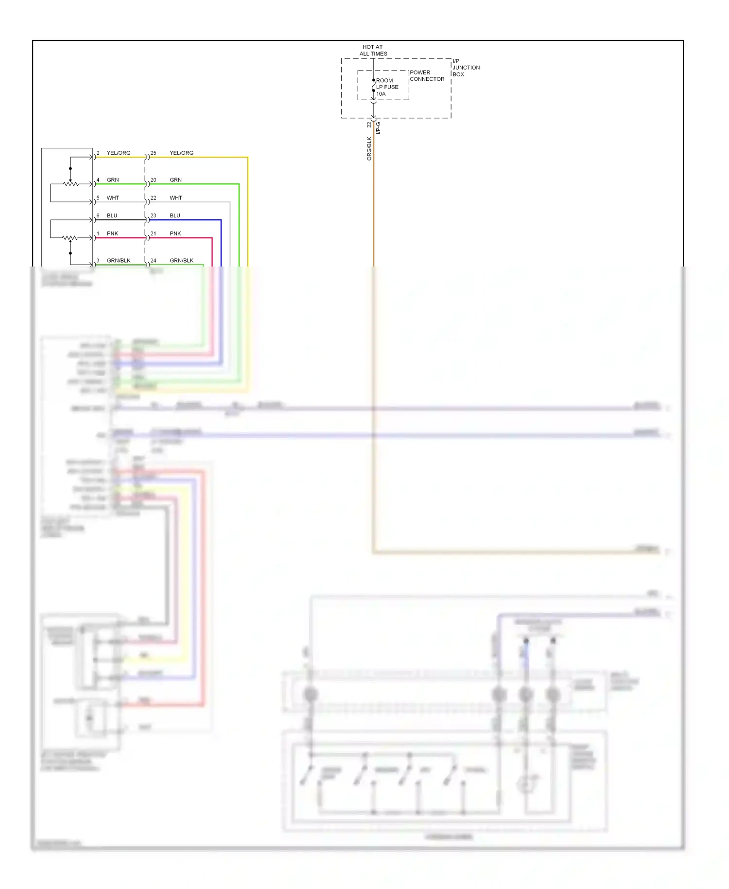 Kia Optima III (2010-2013) yel wiring diagram  (32 of 126)