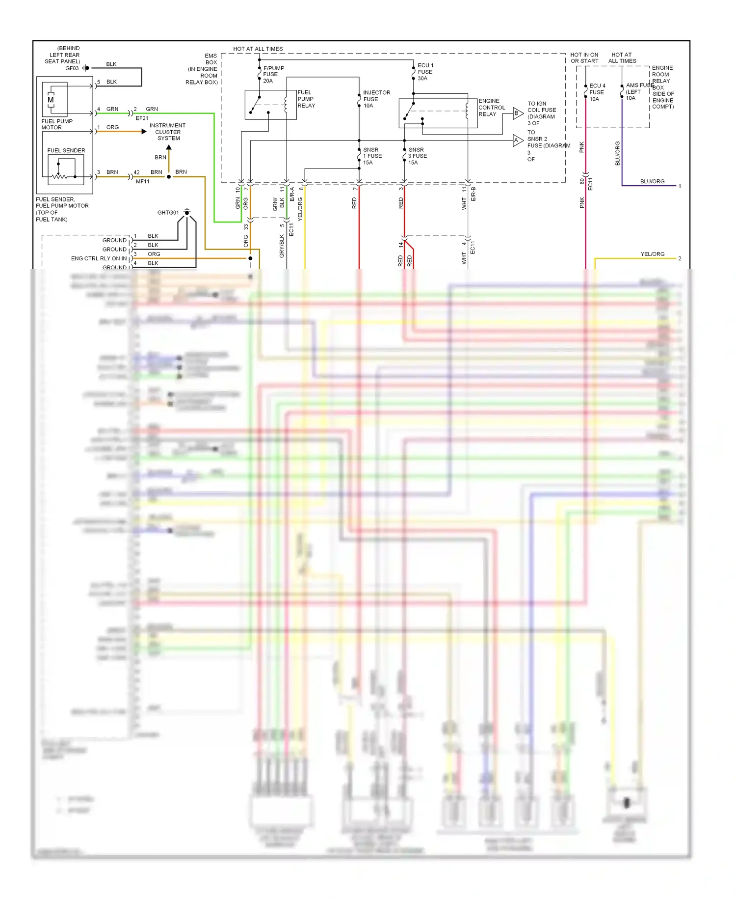 Kia Optima III (2010-2013) yel wiring diagram  (42 of 126)