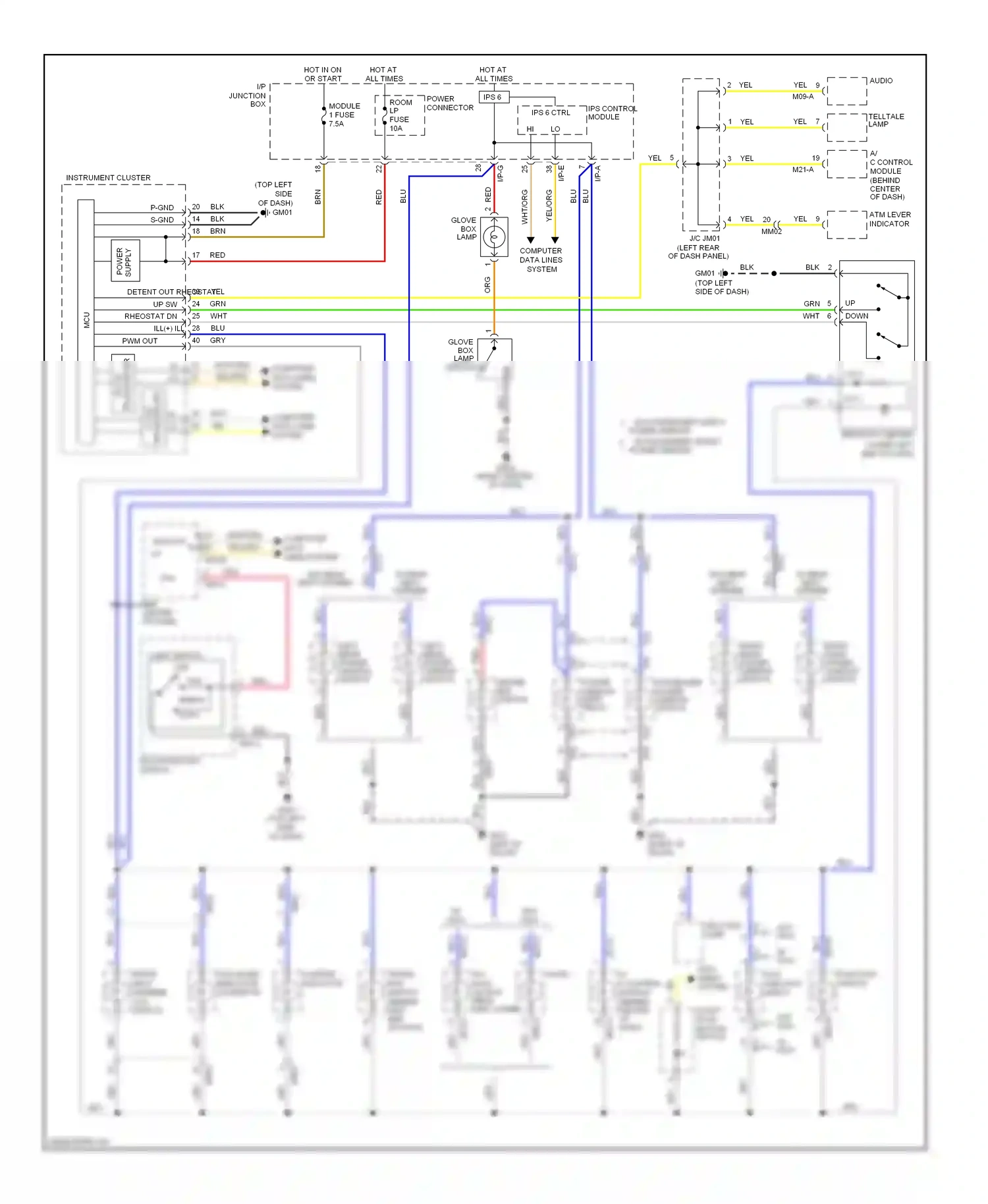 Kia Optima III (2010-2013) yel wiring diagram  (70 of 126)