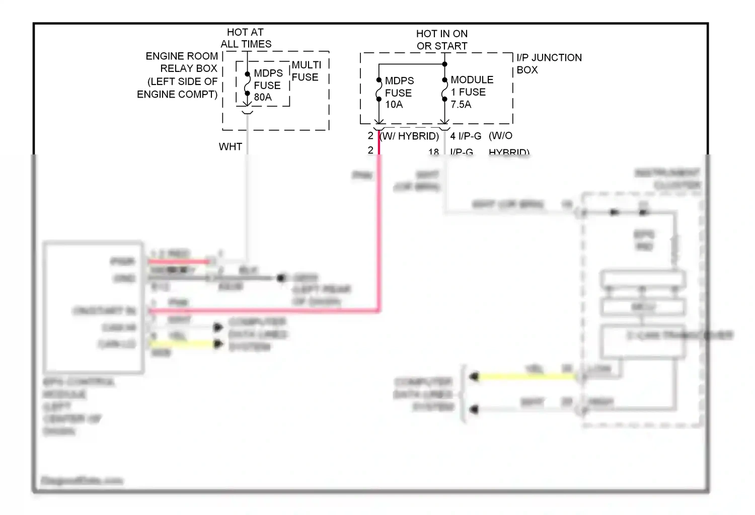 Kia Optima III (2010-2013) yel wiring diagram  (35 of 126)