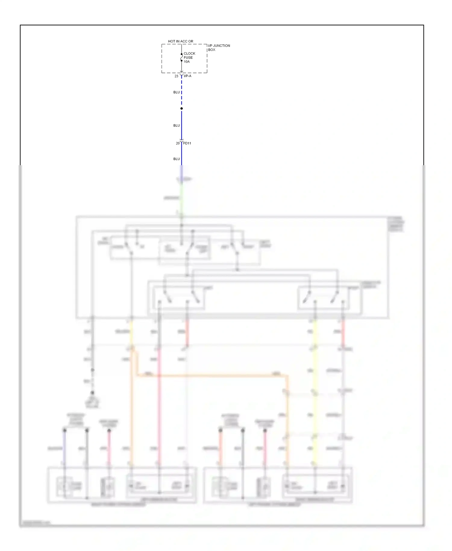 Kia Optima III (2010-2013) yel wiring diagram  (89 of 126)