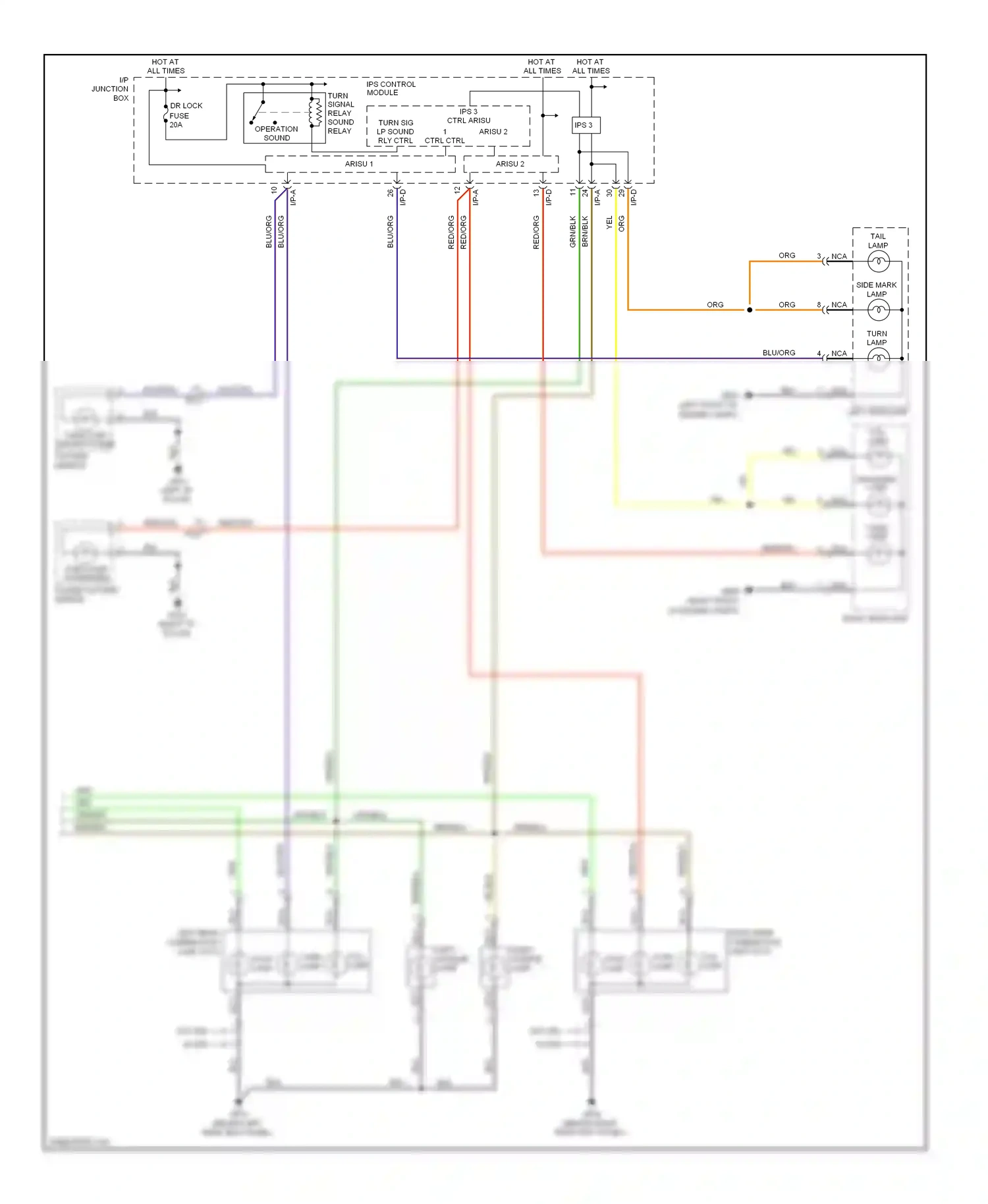 Kia Optima III (2010-2013) yel wiring diagram  (52 of 126)