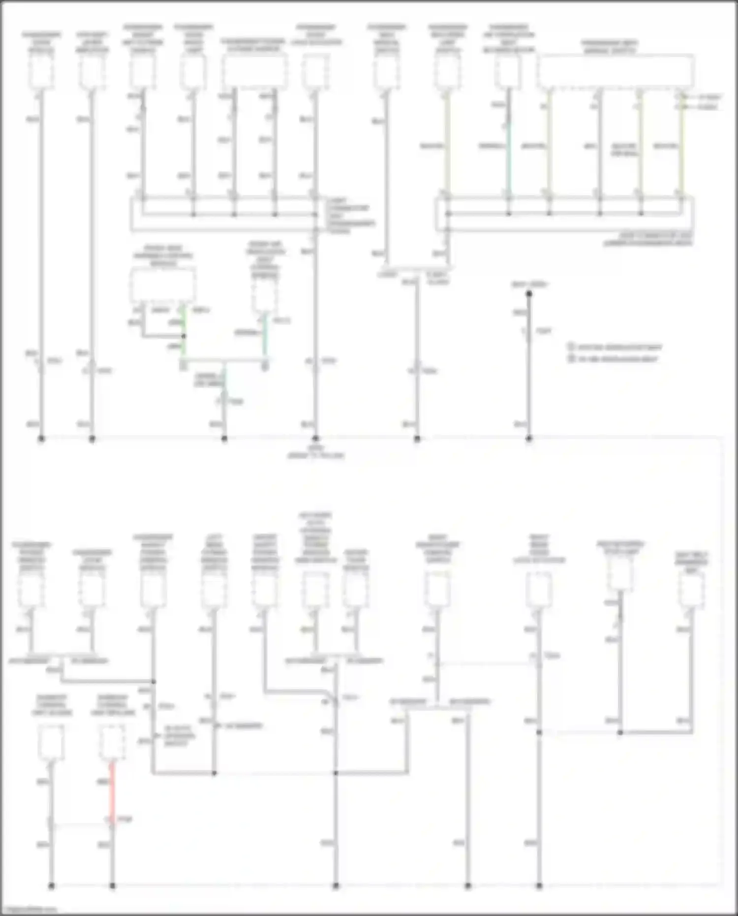 Wiring diagram 2 way for Kia Optima IV facelift (2018-2020) (3 of 6)