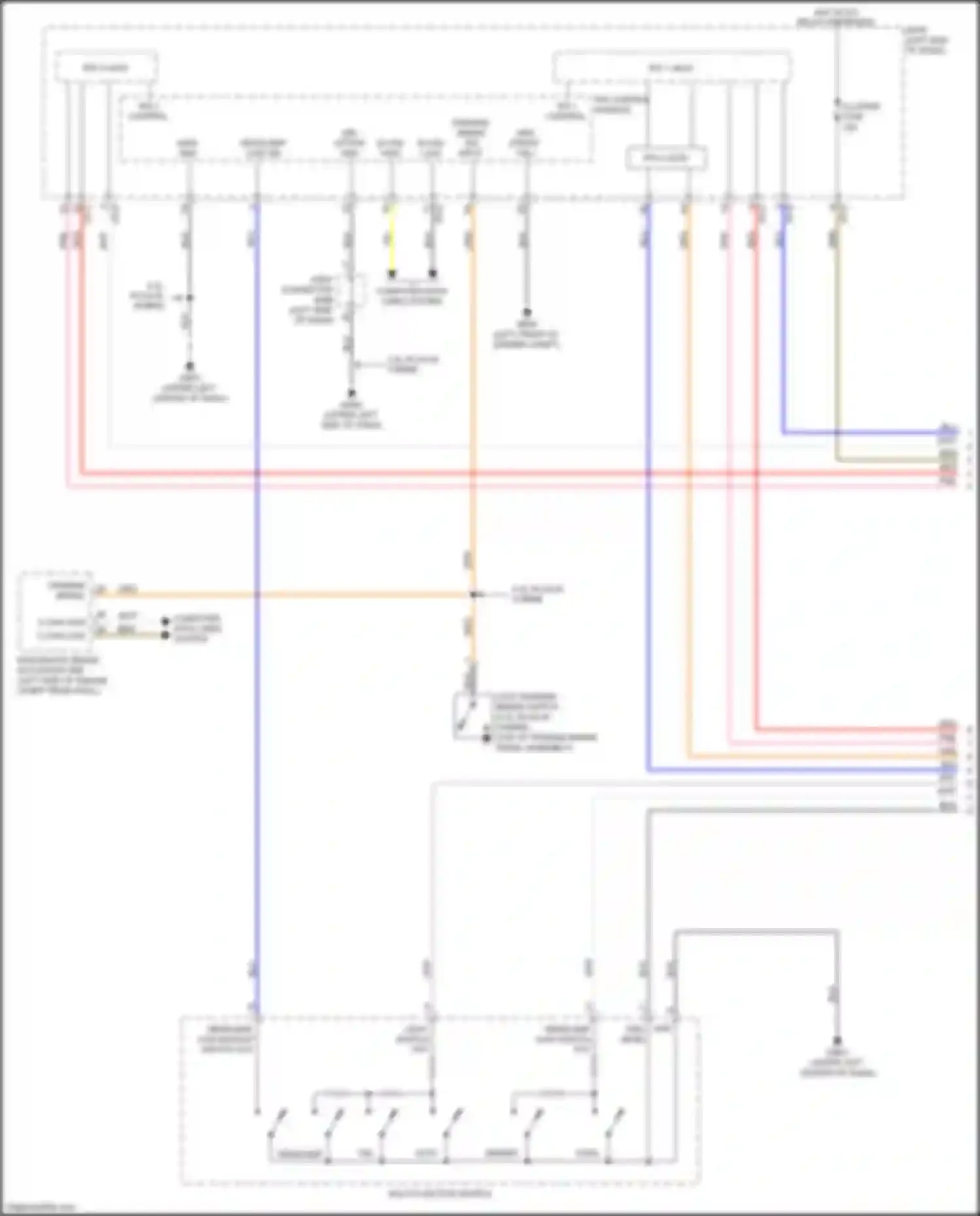 Wiring diagram 2.0l plug-in hybrid for Kia Optima IV facelift (2018-2020) (19 of 45)