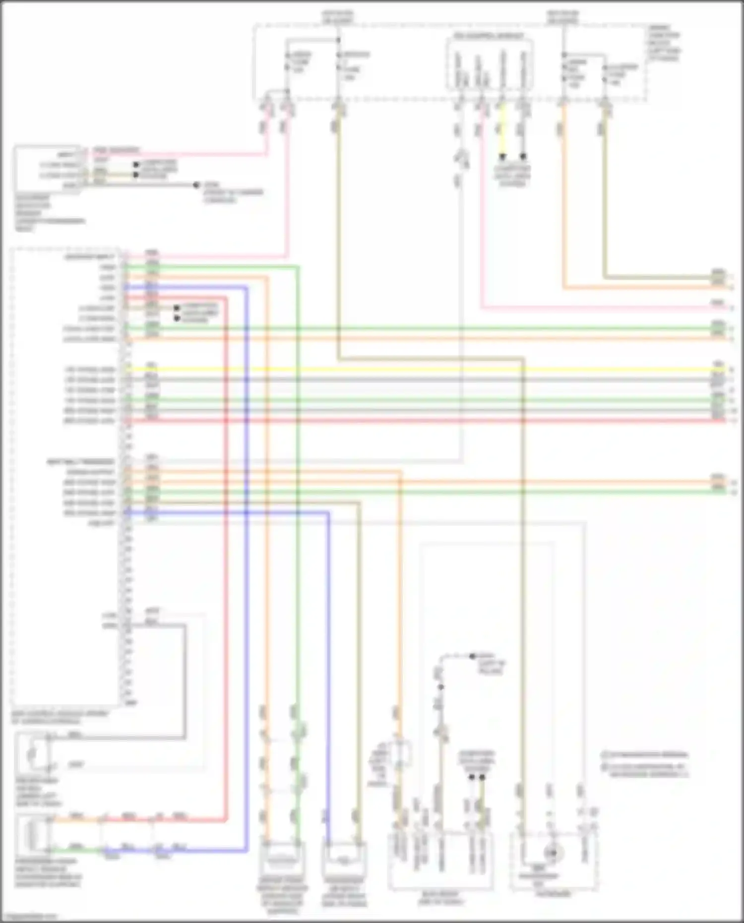 Wiring diagram a/bag fuse for Kia Optima IV facelift (2018-2020) (6 of 7)