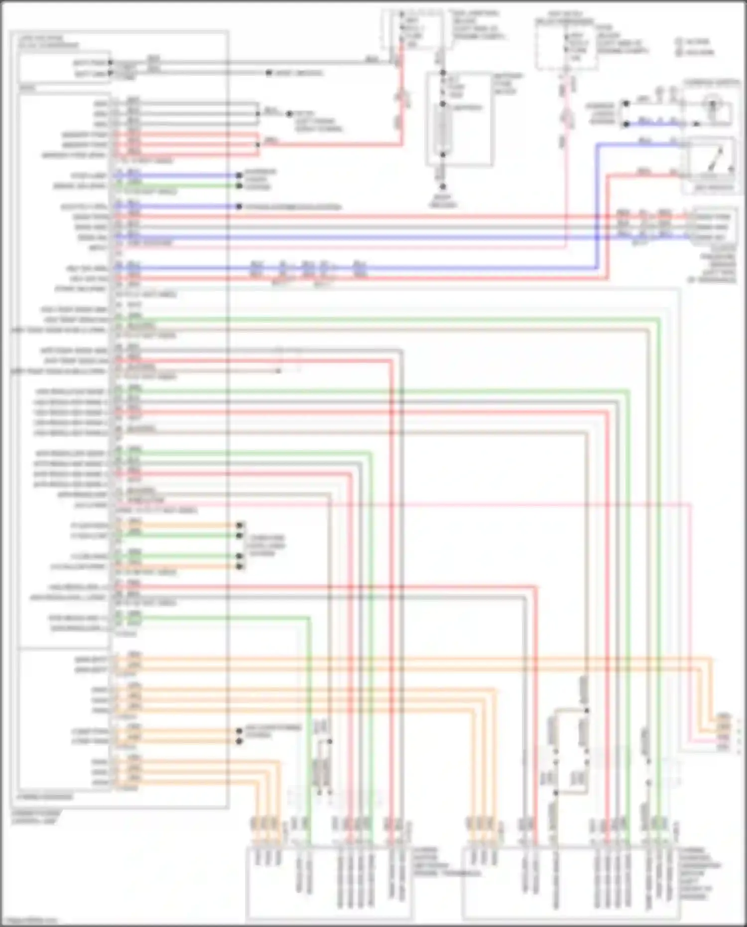 Wiring diagram air conditioning system for Kia Optima IV facelift (2018-2020) (3 of 3)