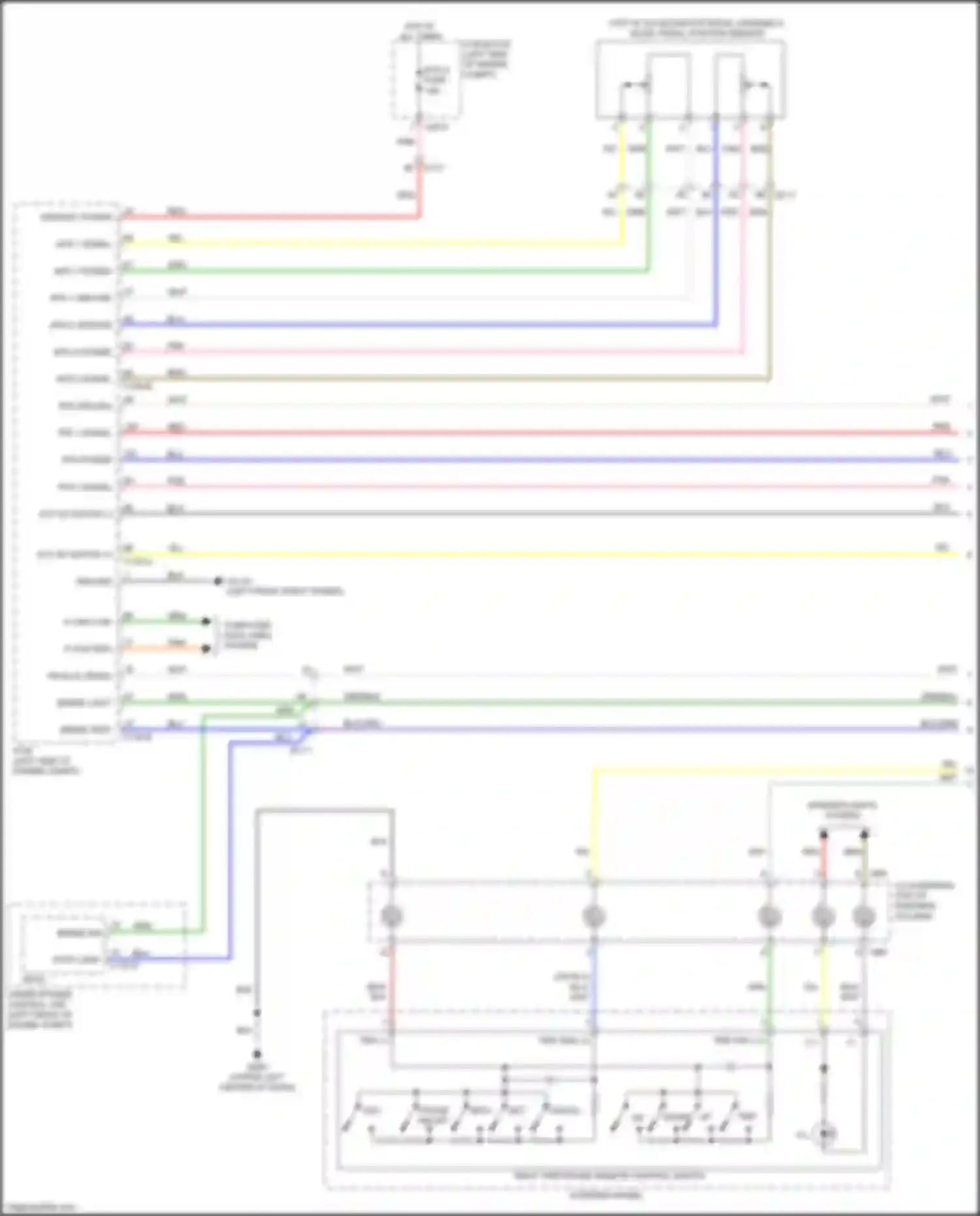 Wiring diagram aps 1 ground for Kia Optima IV facelift (2018-2020) (2 of 2)