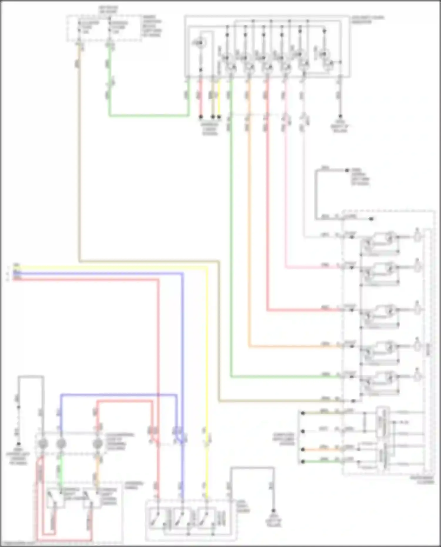 Wiring diagram atm shift lever for Kia Optima IV facelift (2018-2020) (3 of 14)