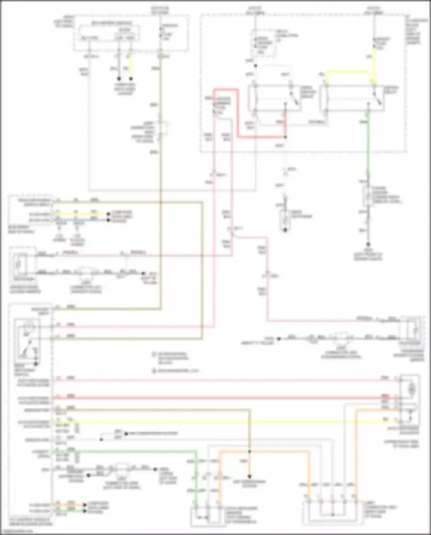 Wiring diagram auto defogger sensor for Kia Optima IV facelift (2018-2020) (4 of 4)