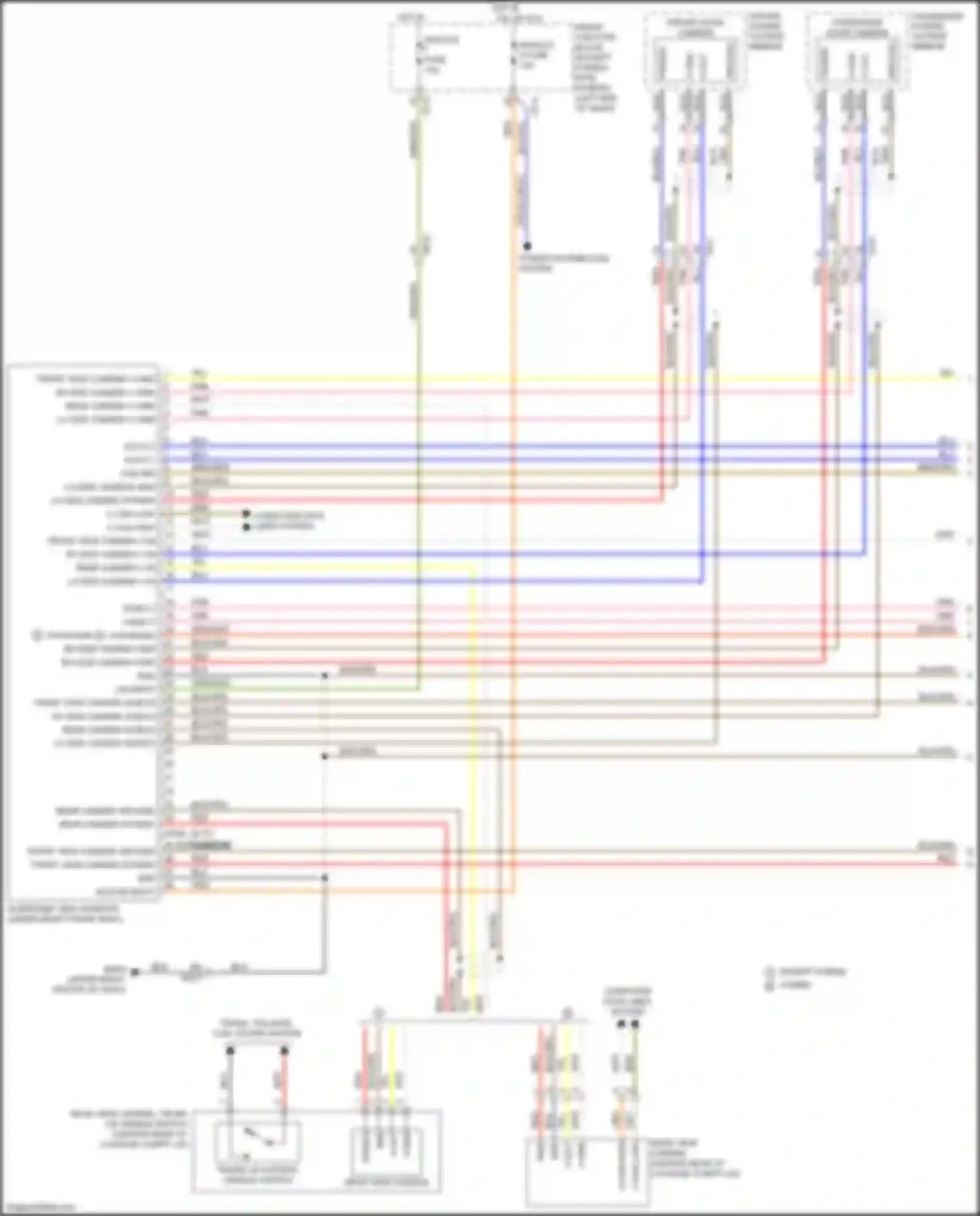 Wiring diagram avm ind for Kia Optima IV facelift (2018-2020) (1 of 1)