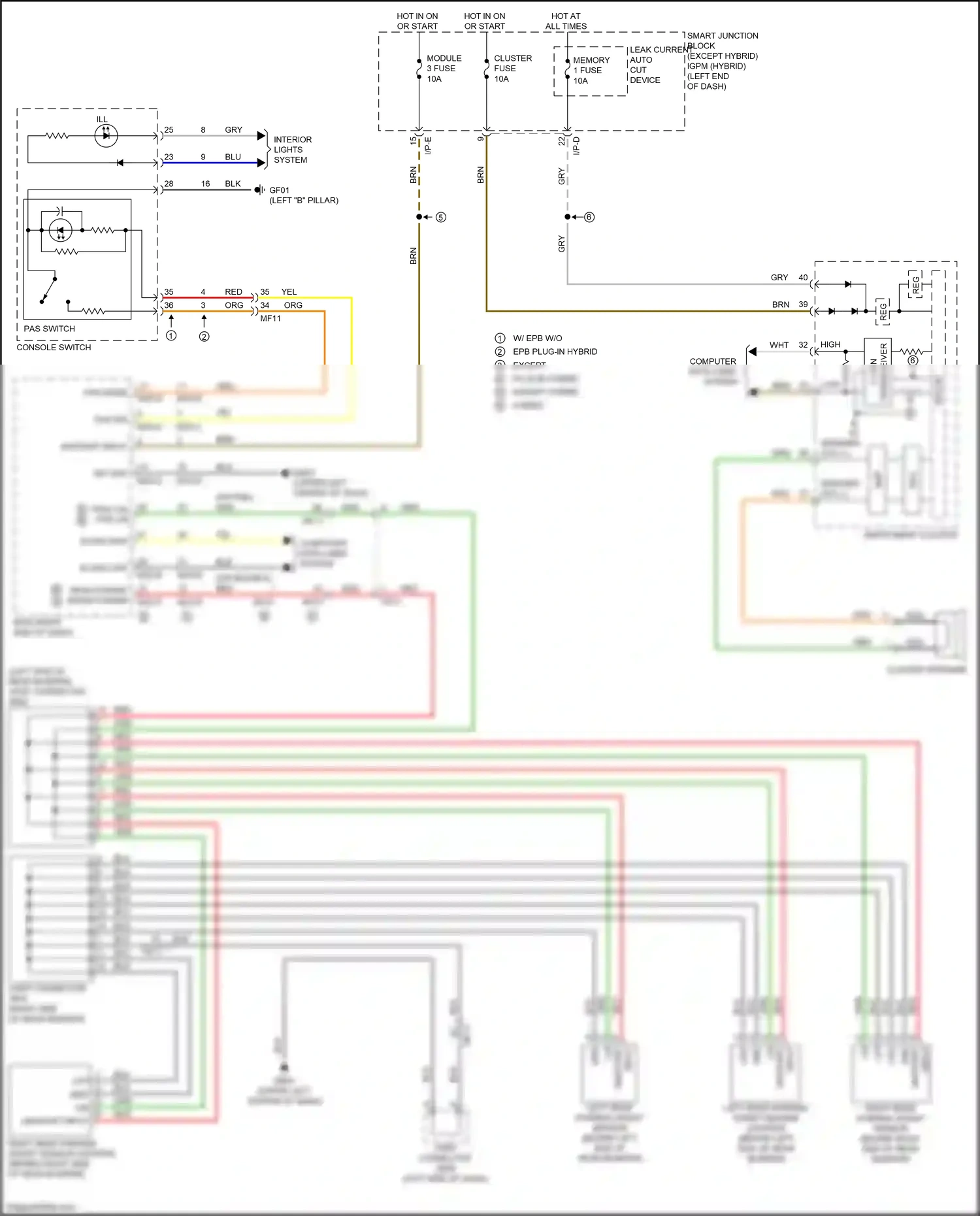 Kia Optima IV facelift (2018-2020) b-can low wiring diagram  (37 of 68)