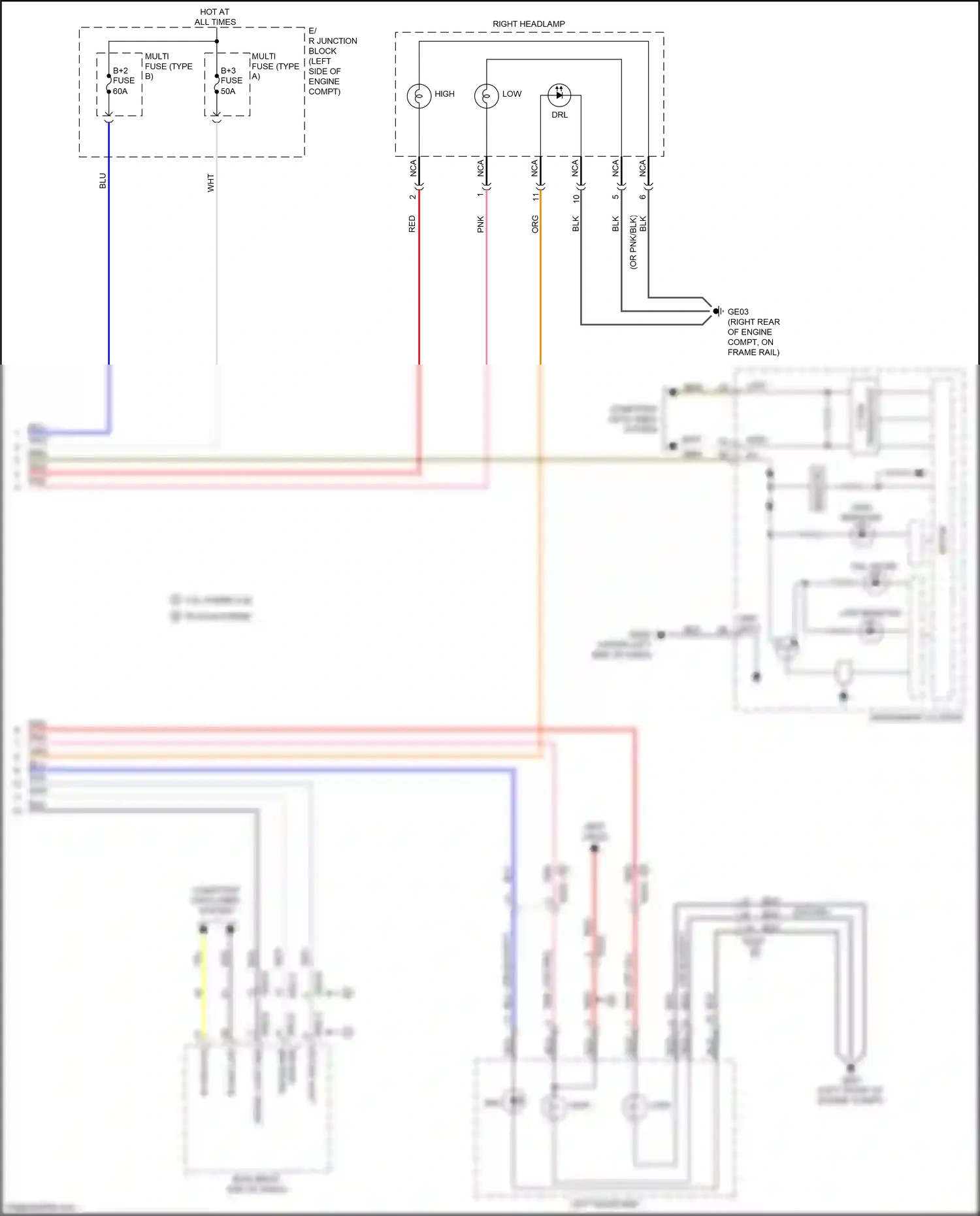 Kia Optima IV facelift (2018-2020) b-can low wiring diagram  (17 of 68)