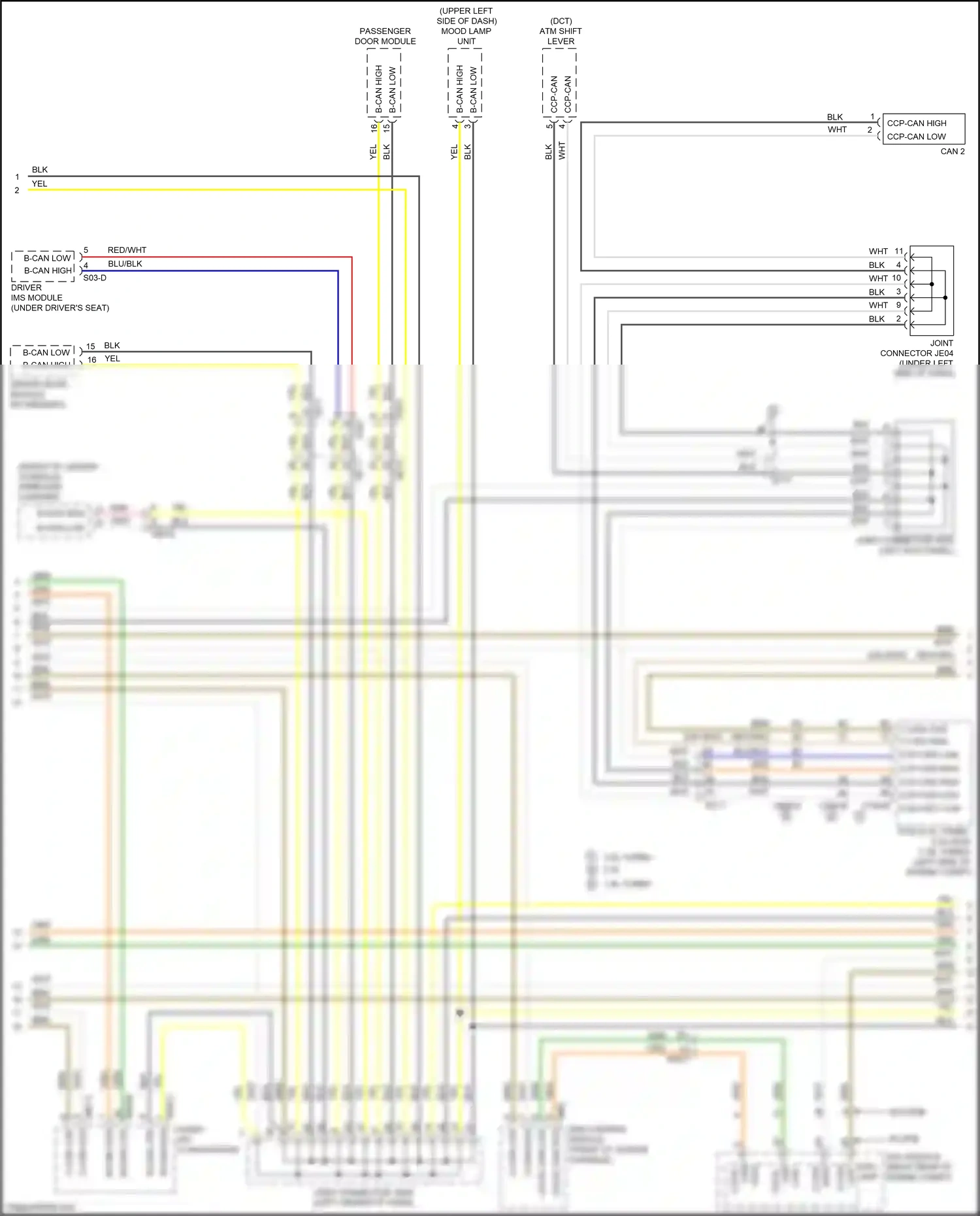 Kia Optima IV facelift (2018-2020) b-can low wiring diagram  (23 of 68)