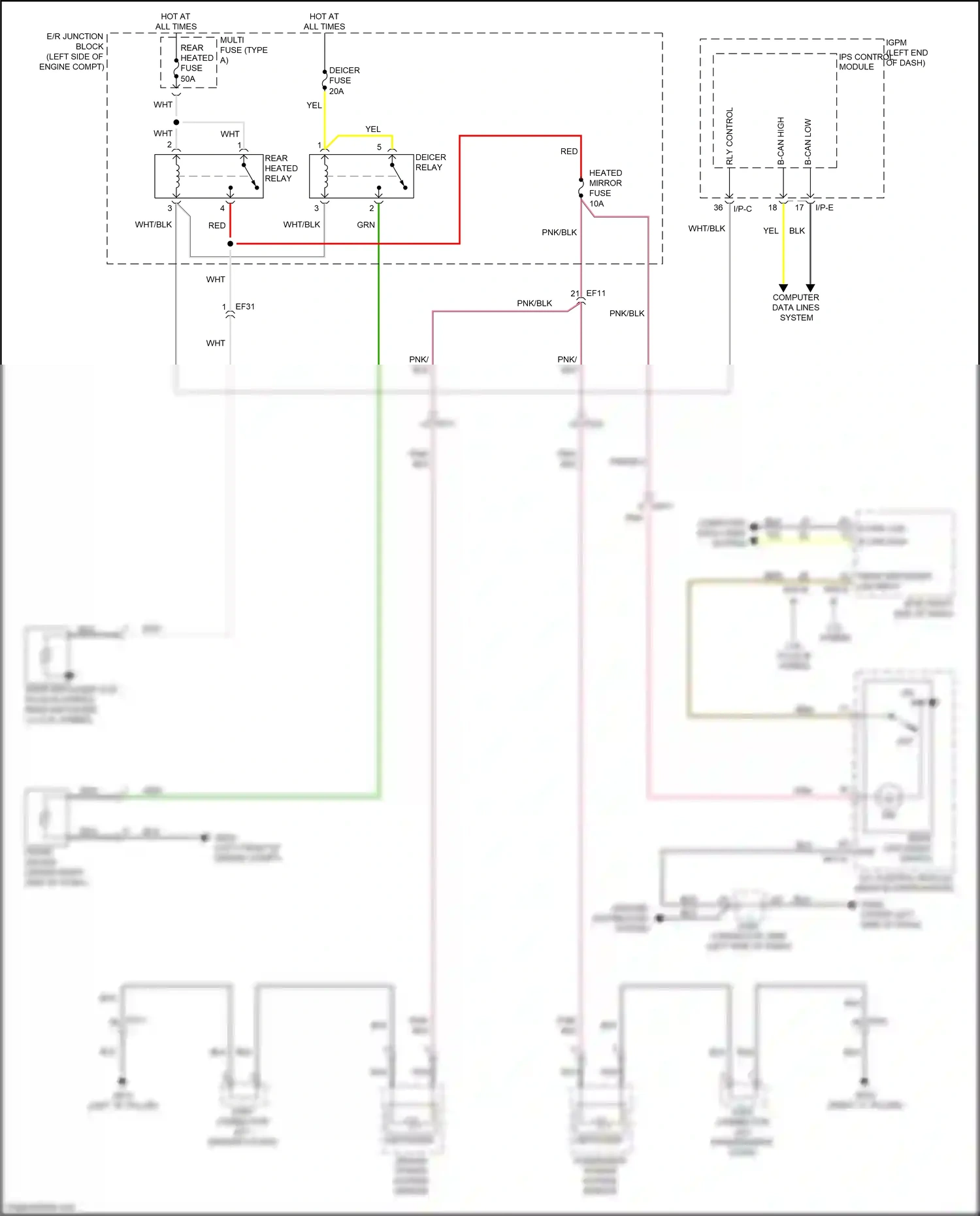 Kia Optima IV facelift (2018-2020) b-can low wiring diagram  (27 of 68)