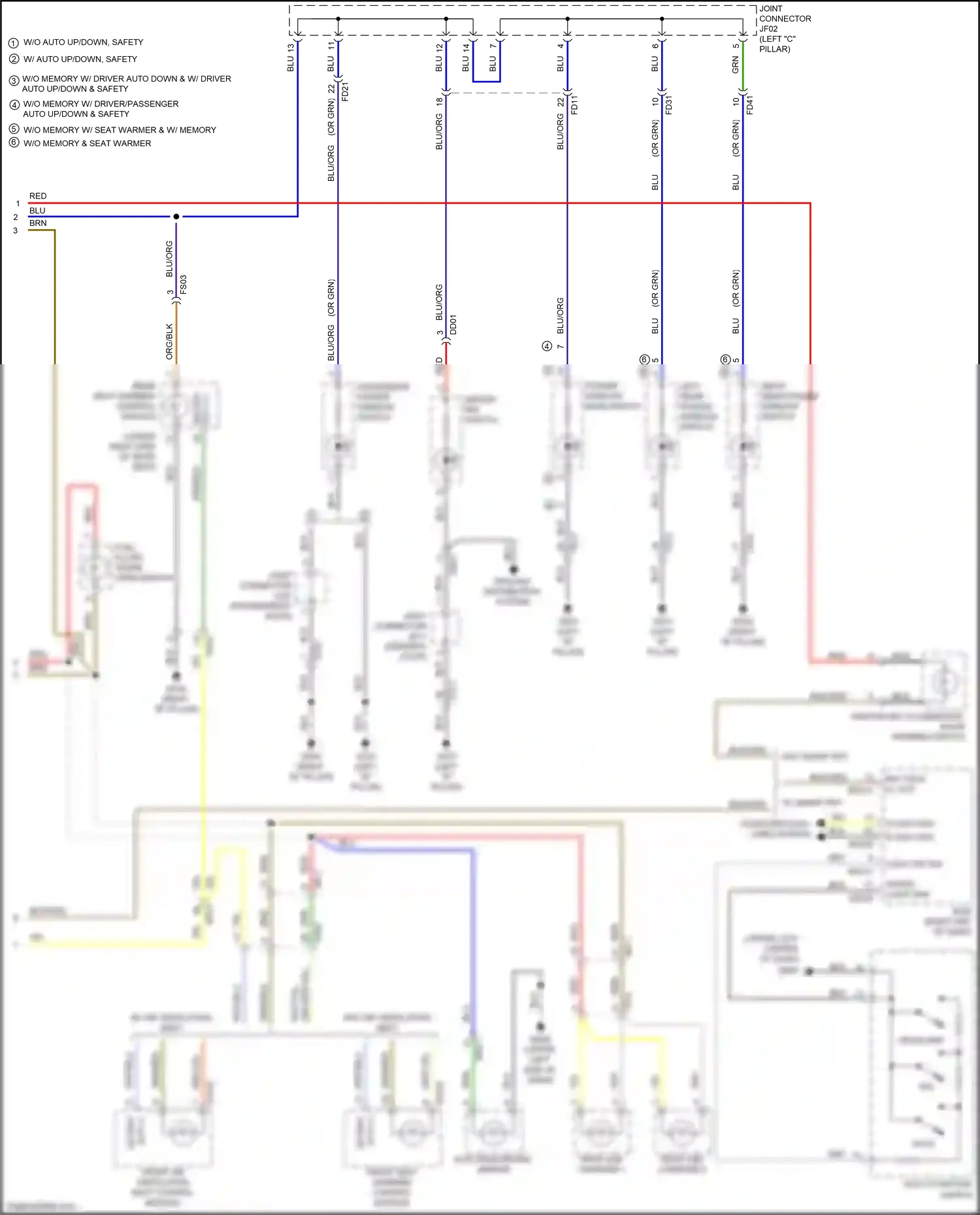 Kia Optima IV facelift (2018-2020) b-can low wiring diagram  (46 of 68)