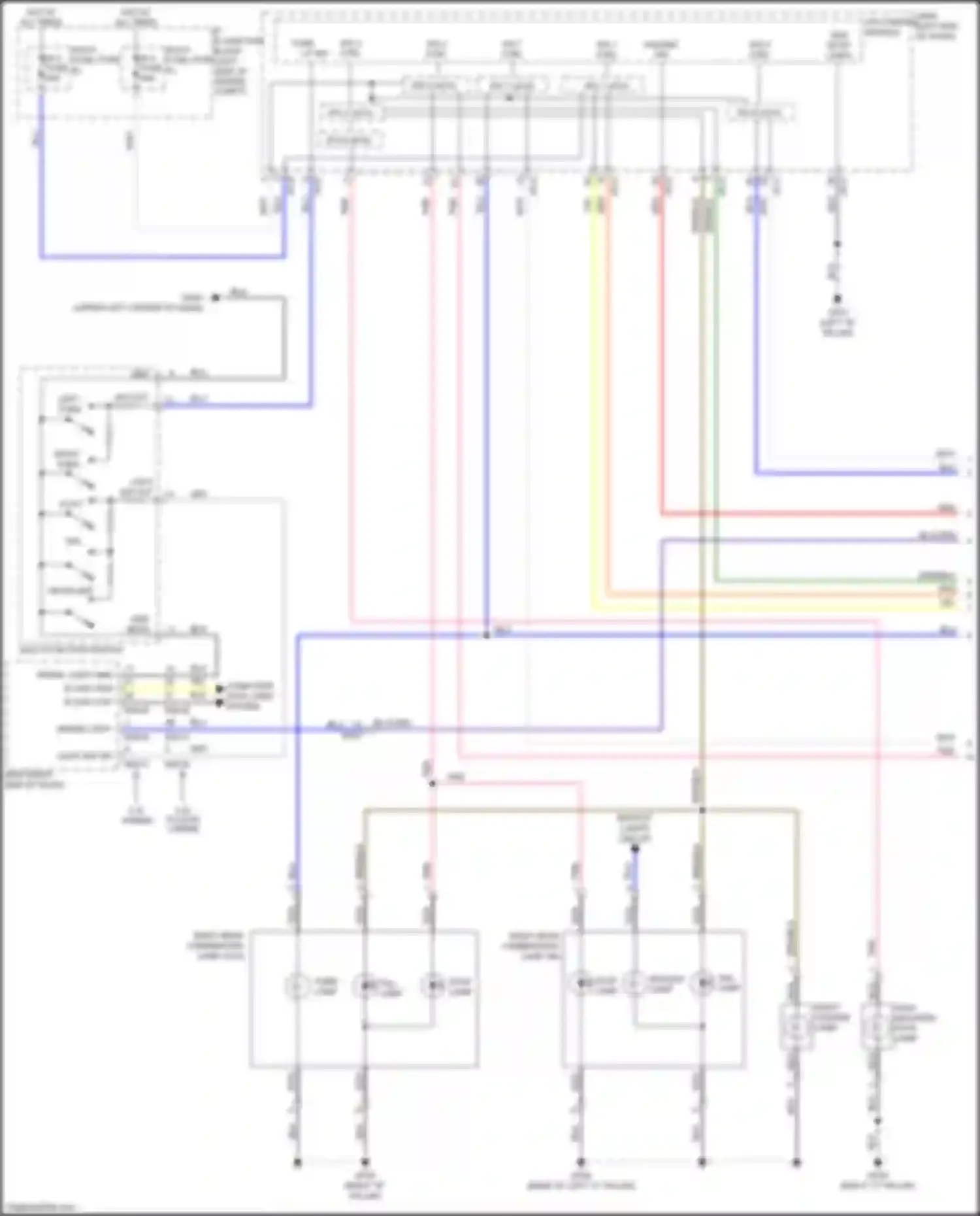 Wiring diagram b+3 fuse for Kia Optima IV facelift (2018-2020) (5 of 16)