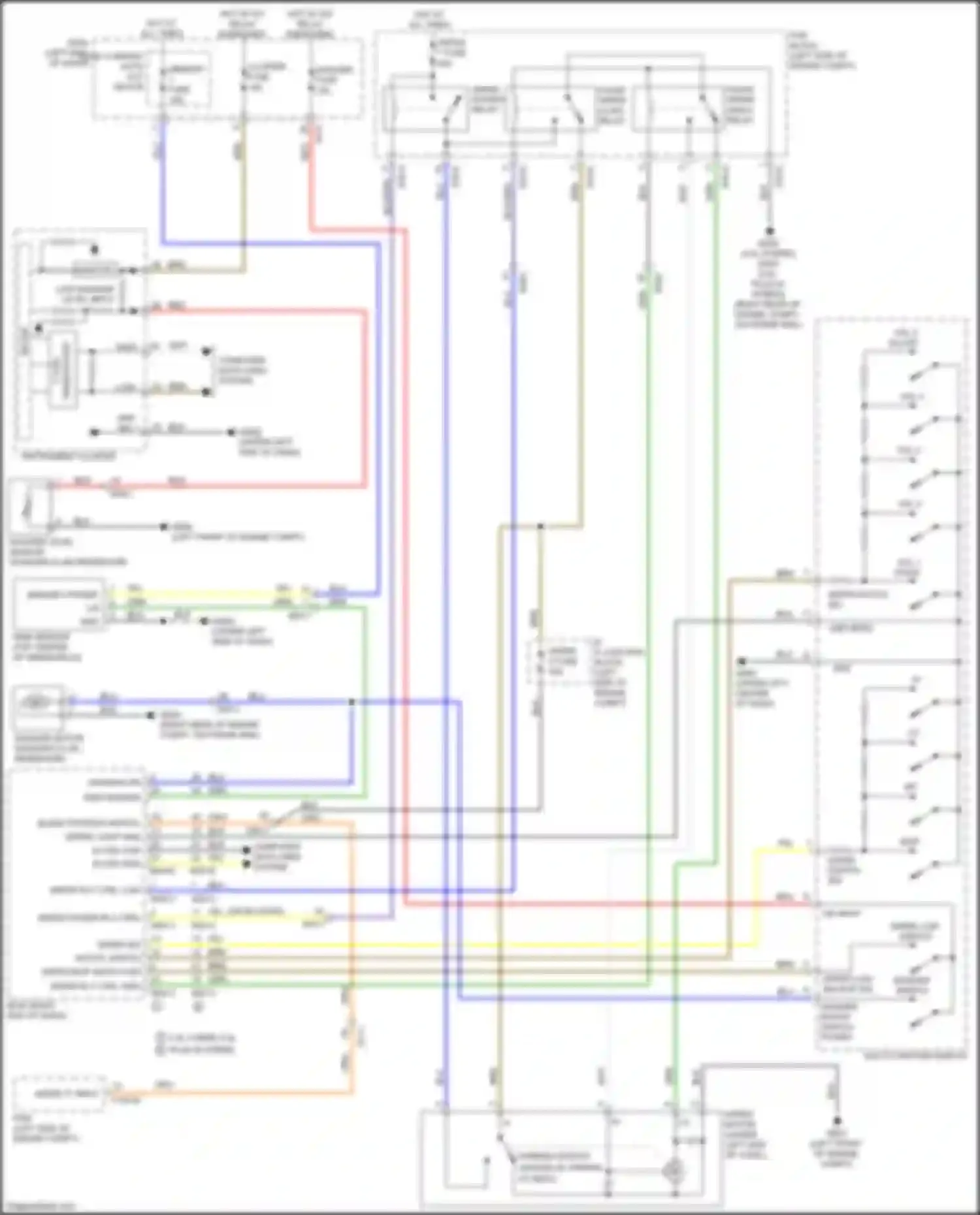 Wiring diagram blade position switch in for Kia Optima IV facelift (2018-2020) (1 of 1)