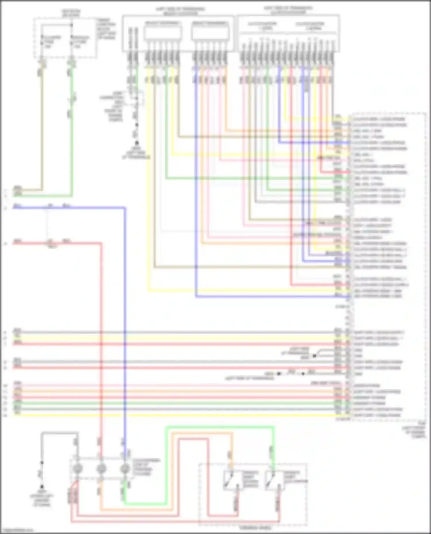 Wiring diagram cluster fuse for Kia Optima IV facelift (2018-2020) (42 of 52)