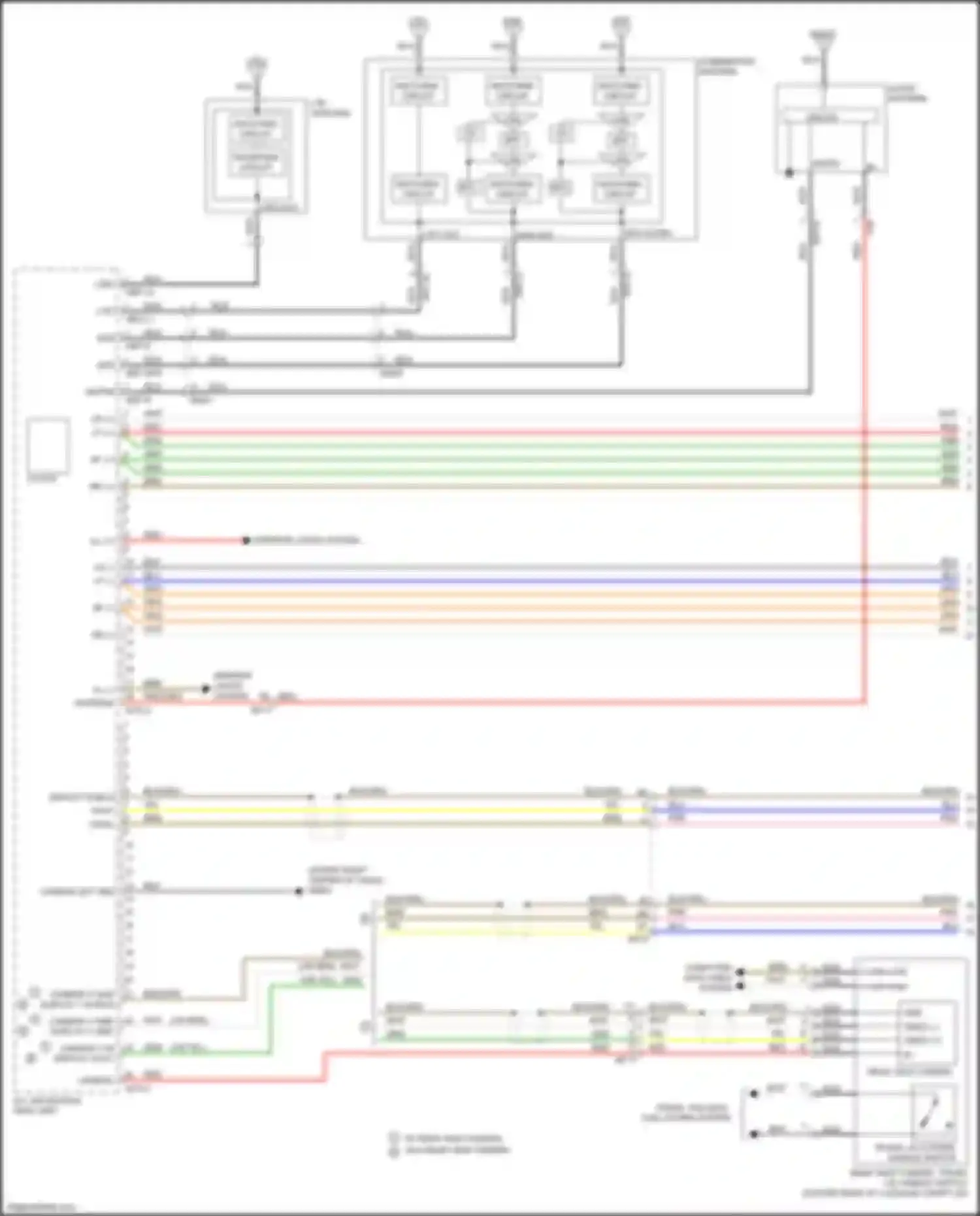 Wiring diagram combination antenna for Kia Optima IV facelift (2018-2020) (4 of 15)