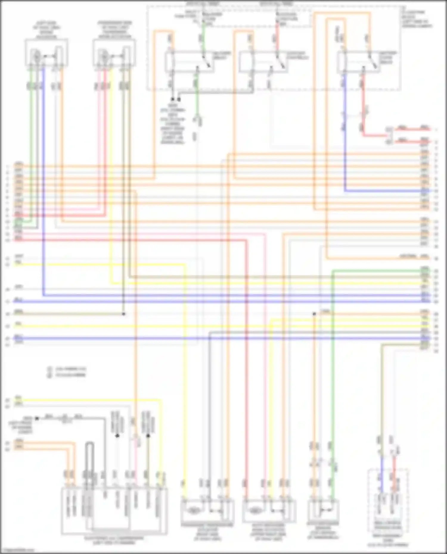 Wiring diagram cooling fan relay for Kia Optima IV facelift (2018-2020) (7 of 8)