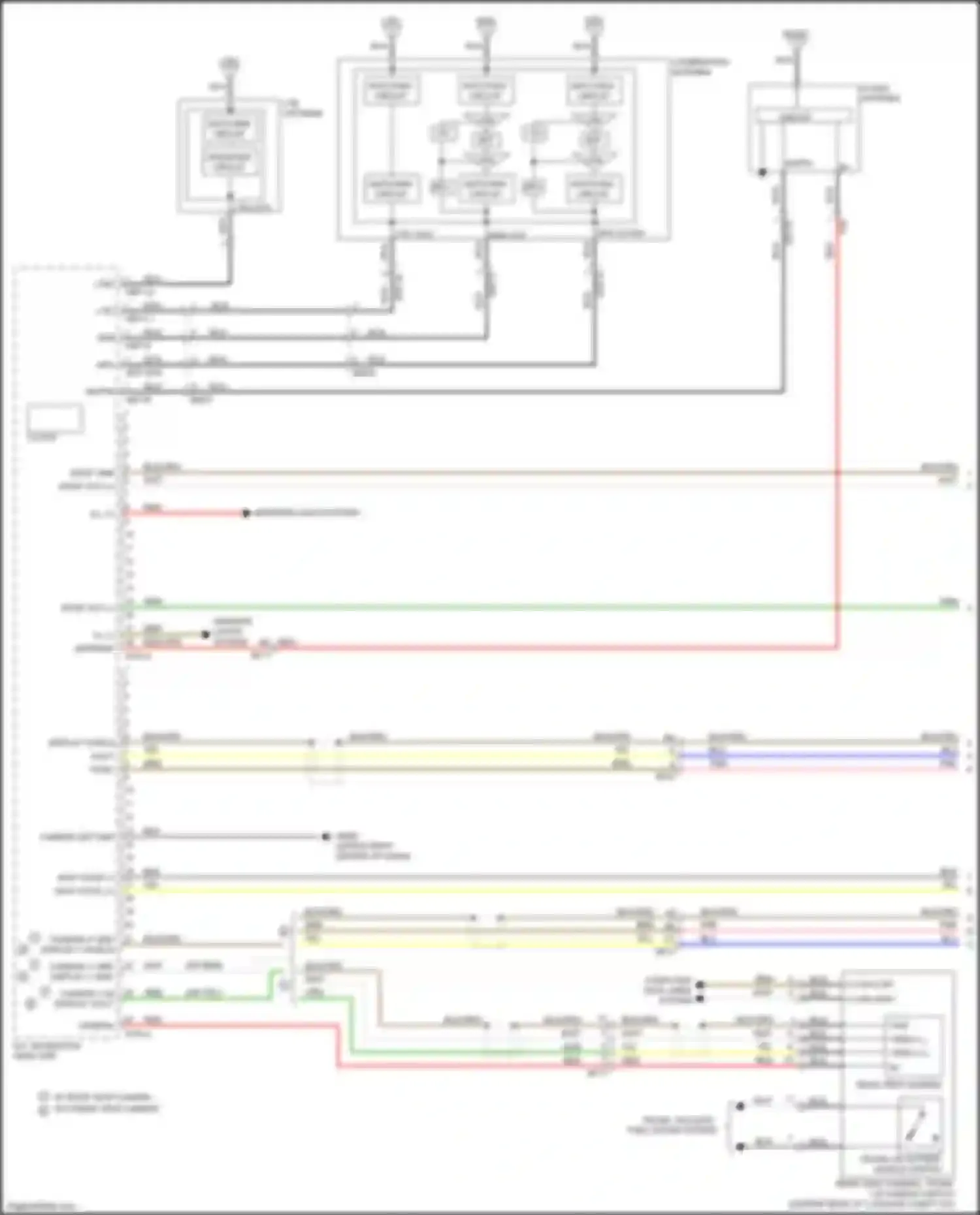 Wiring diagram display shield-c for Kia Optima IV facelift (2018-2020) (1 of 4)