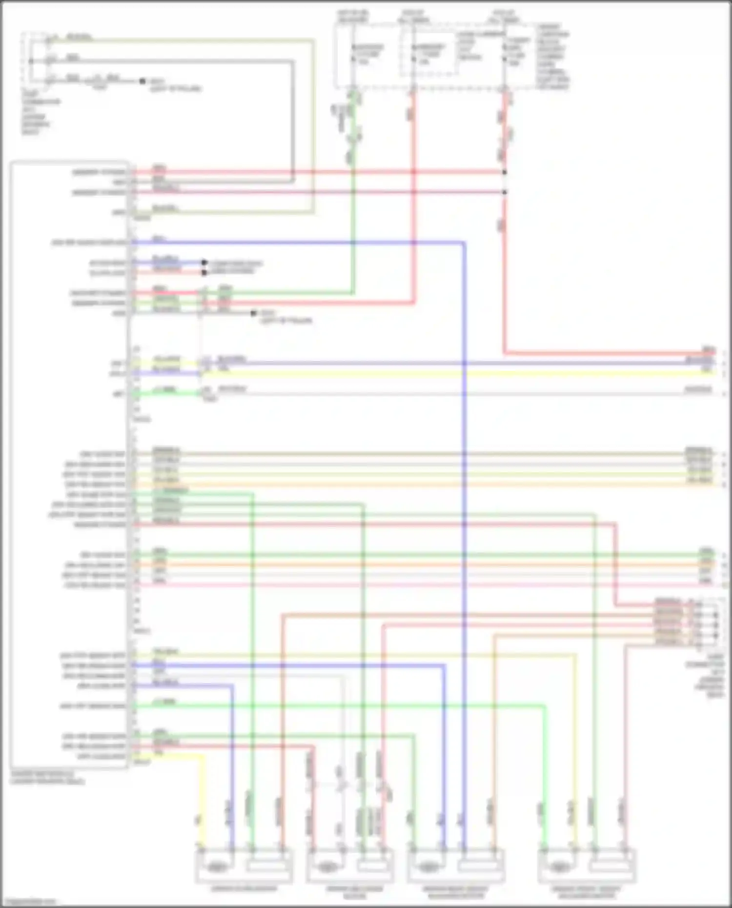 Wiring diagram drv slide mtr fr for Kia Optima IV facelift (2018-2020) (1 of 1)