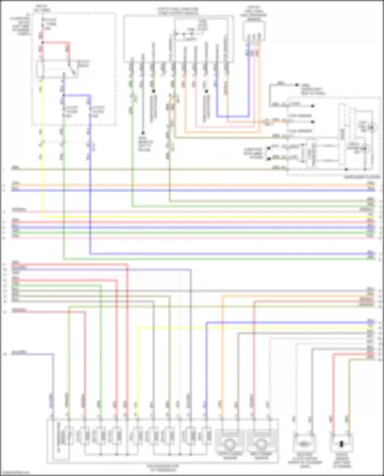 Wiring diagram e-cvvt 2 fuse for Kia Optima IV facelift (2018-2020) (2 of 2)