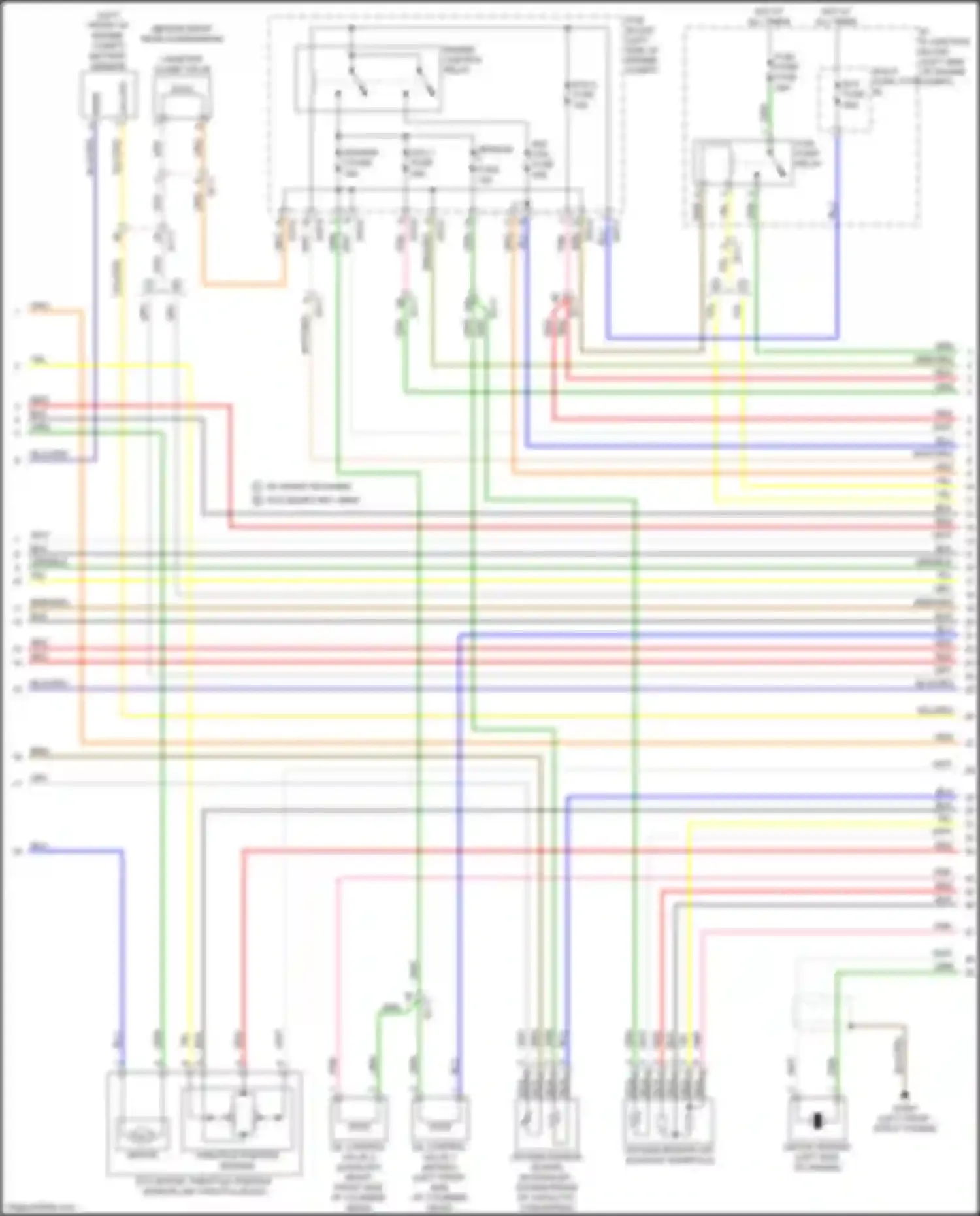 Wiring diagram ecu 1 fuse for Kia Optima IV facelift (2018-2020) (6 of 10)