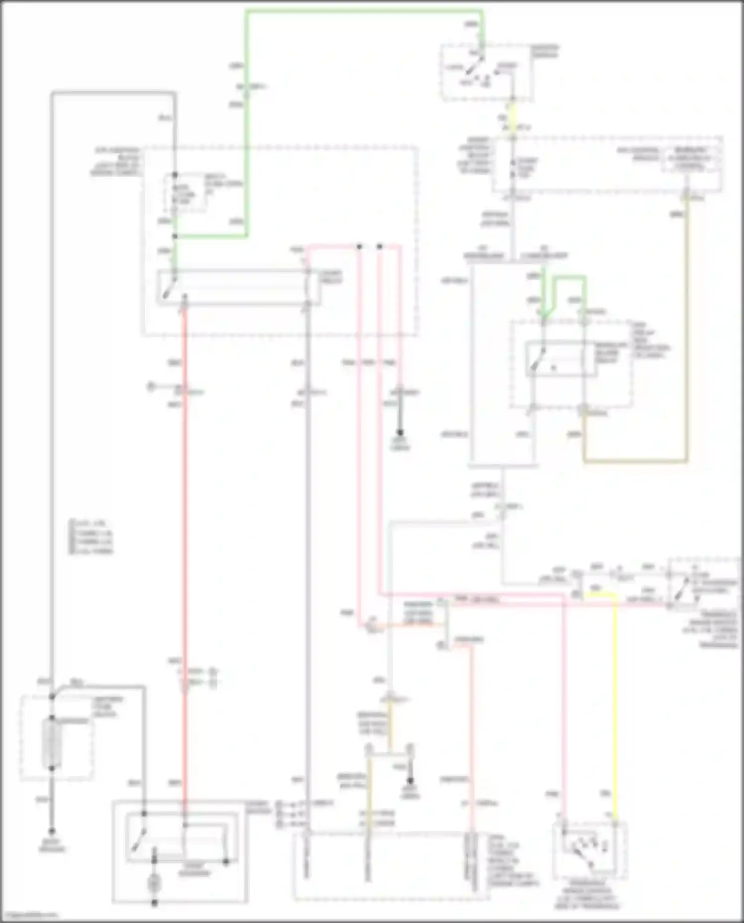 Wiring diagram e/r junction block for Kia Optima IV facelift (2018-2020) (39 of 77)