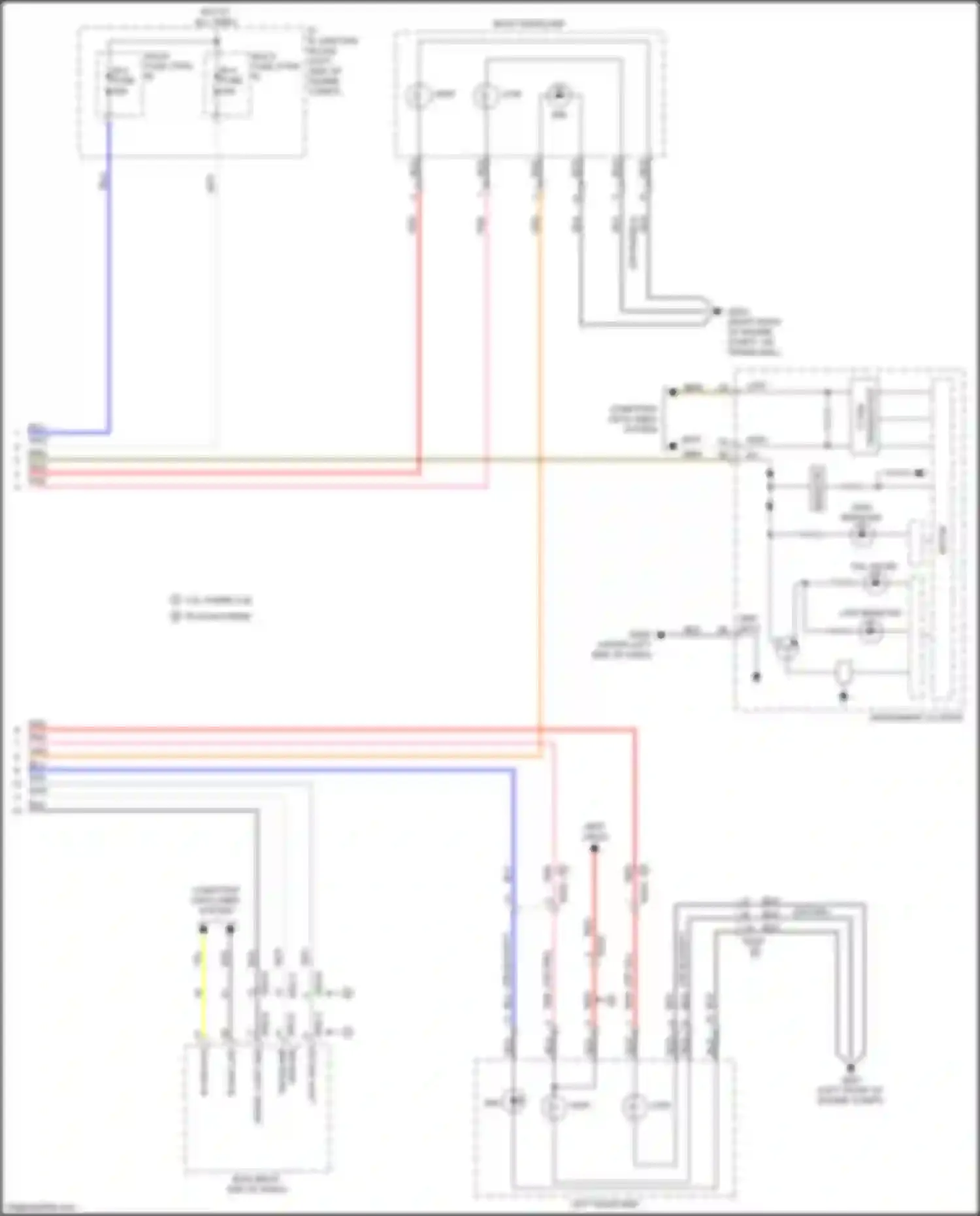 Wiring diagram e/r junction block for Kia Optima IV facelift (2018-2020) (13 of 77)