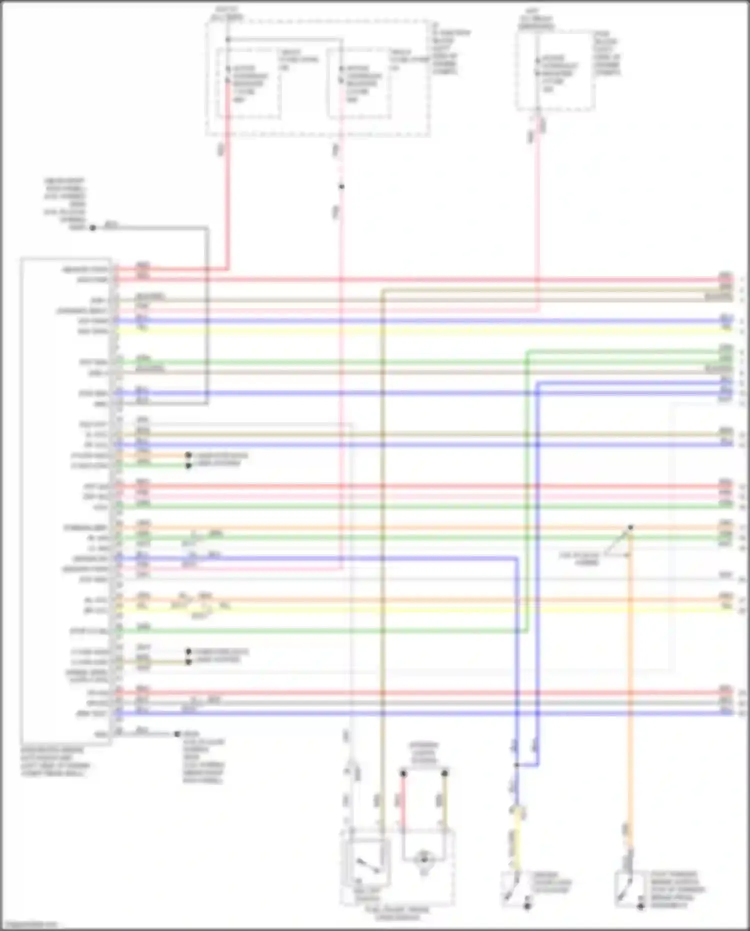 Wiring diagram fl vcc for Kia Optima IV facelift (2018-2020) (1 of 2)