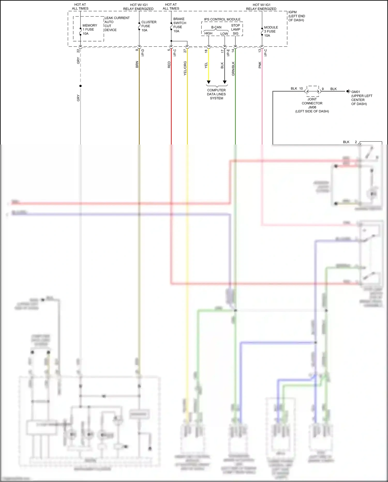 Kia Optima IV facelift (2018-2020) grn wiring diagram  (124 of 301)