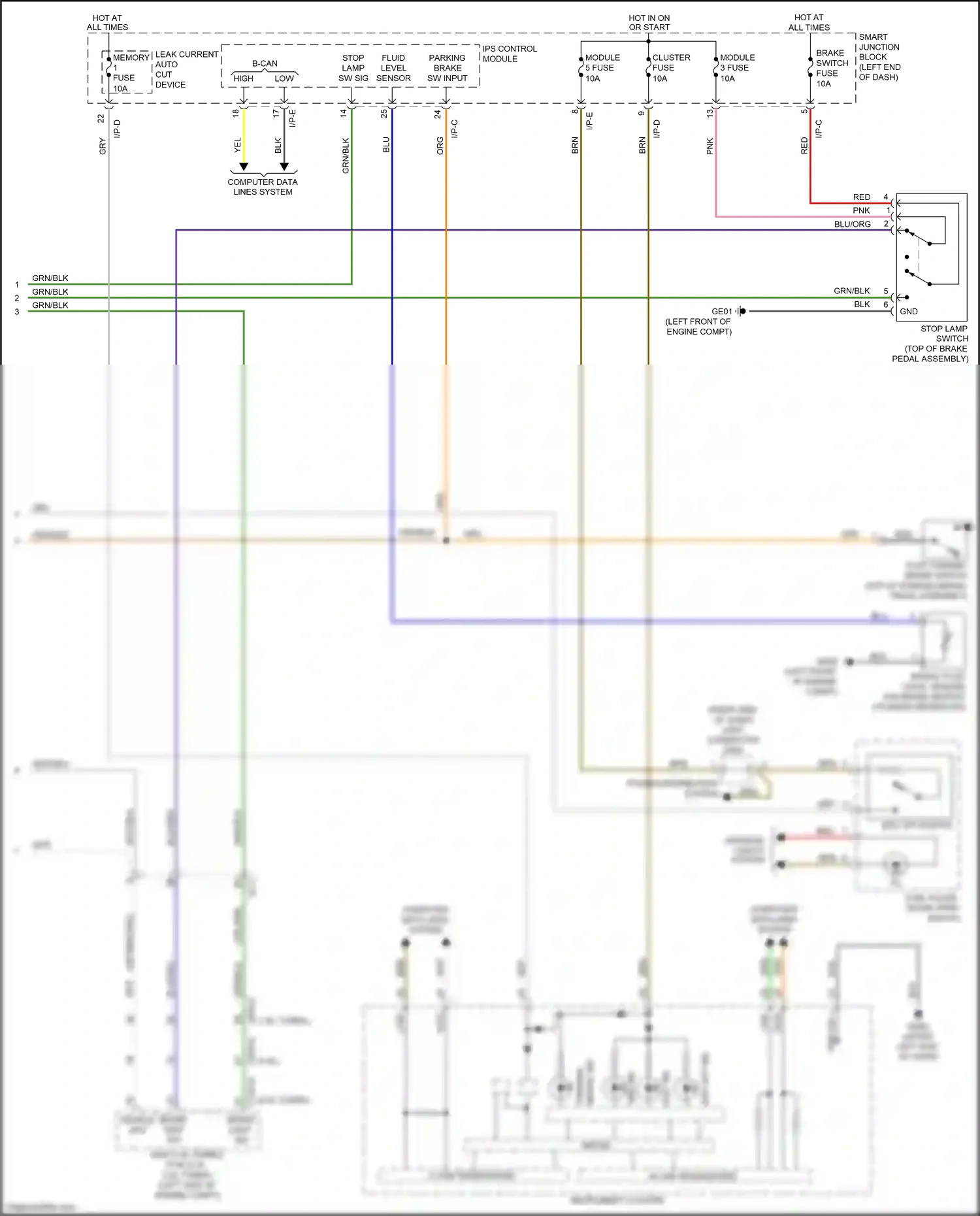 Kia Optima IV facelift (2018-2020) grn wiring diagram  (24 of 301)