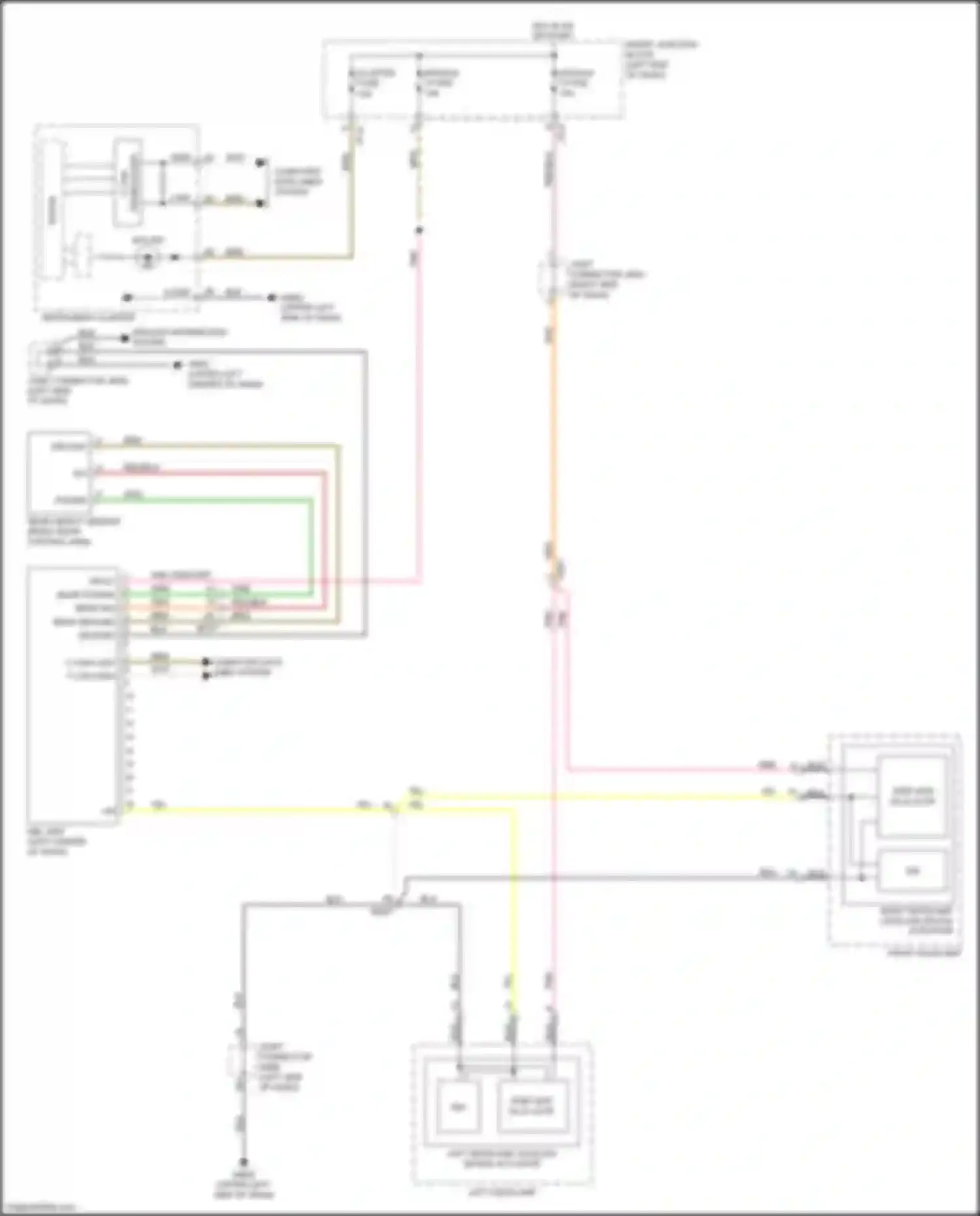 Wiring diagram ground distribution system for Kia Optima IV facelift (2018-2020) (1 of 40)