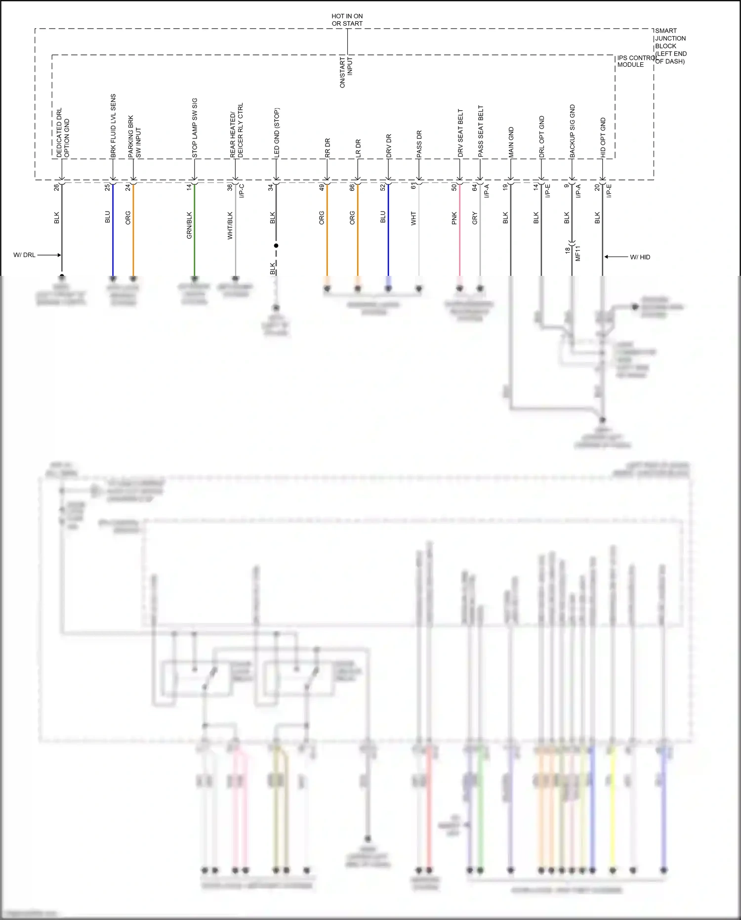 Kia Optima IV facelift (2018-2020) gry wiring diagram  (202 of 222)