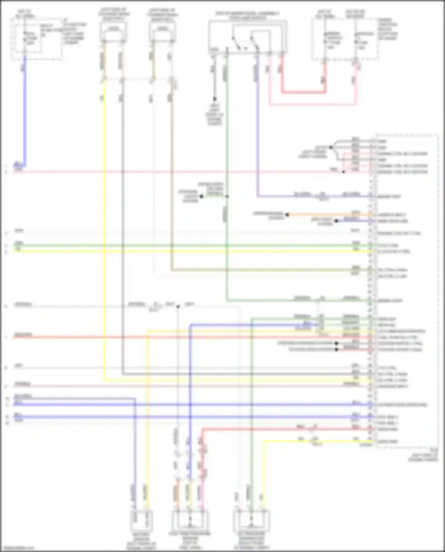 Wiring diagram gry/org for Kia Optima IV facelift (2018-2020) (9 of 10)