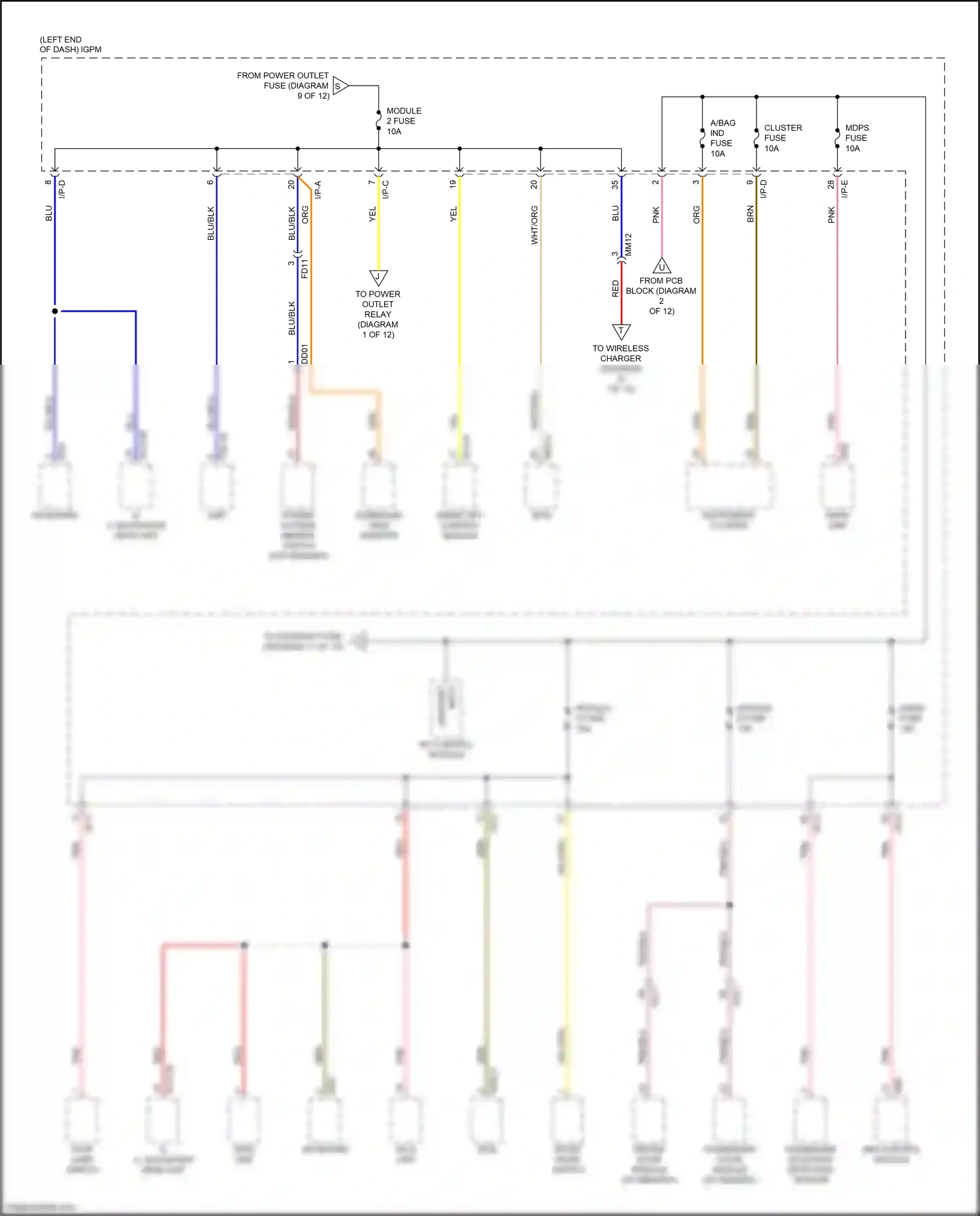 Kia Optima IV facelift (2018-2020) i/p-a wiring diagram  (71 of 119)