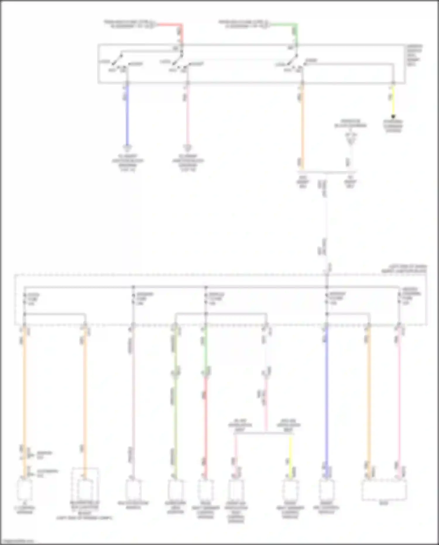 Wiring diagram i/p-a for Kia Optima IV facelift (2018-2020) (100 of 119)