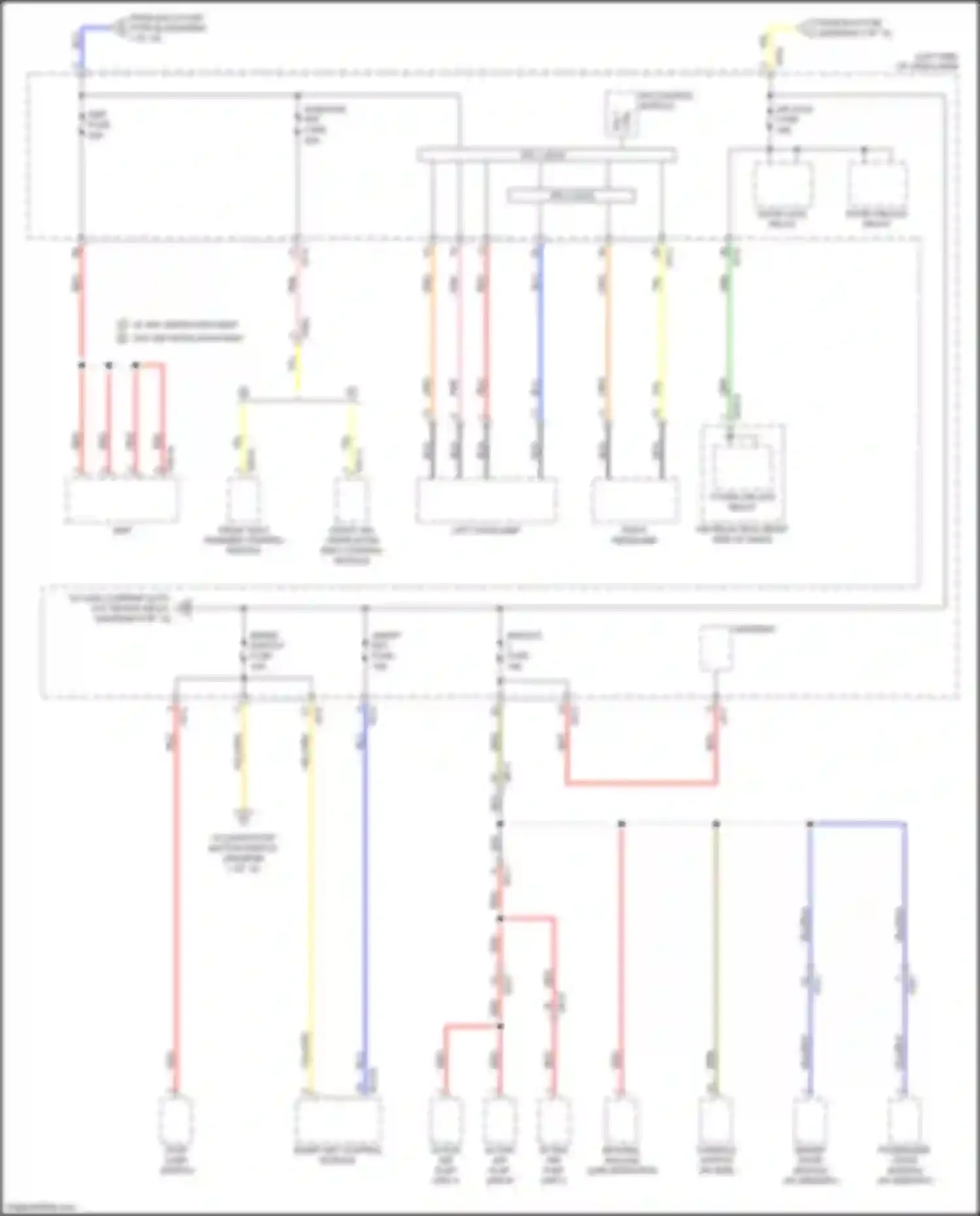 Wiring diagram i/p-f for Kia Optima IV facelift (2018-2020) (3 of 8)