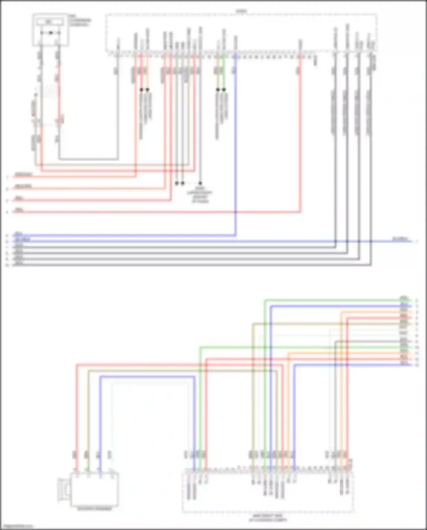 Wiring diagram ipod rx for Kia Optima IV facelift (2018-2020) (2 of 3)