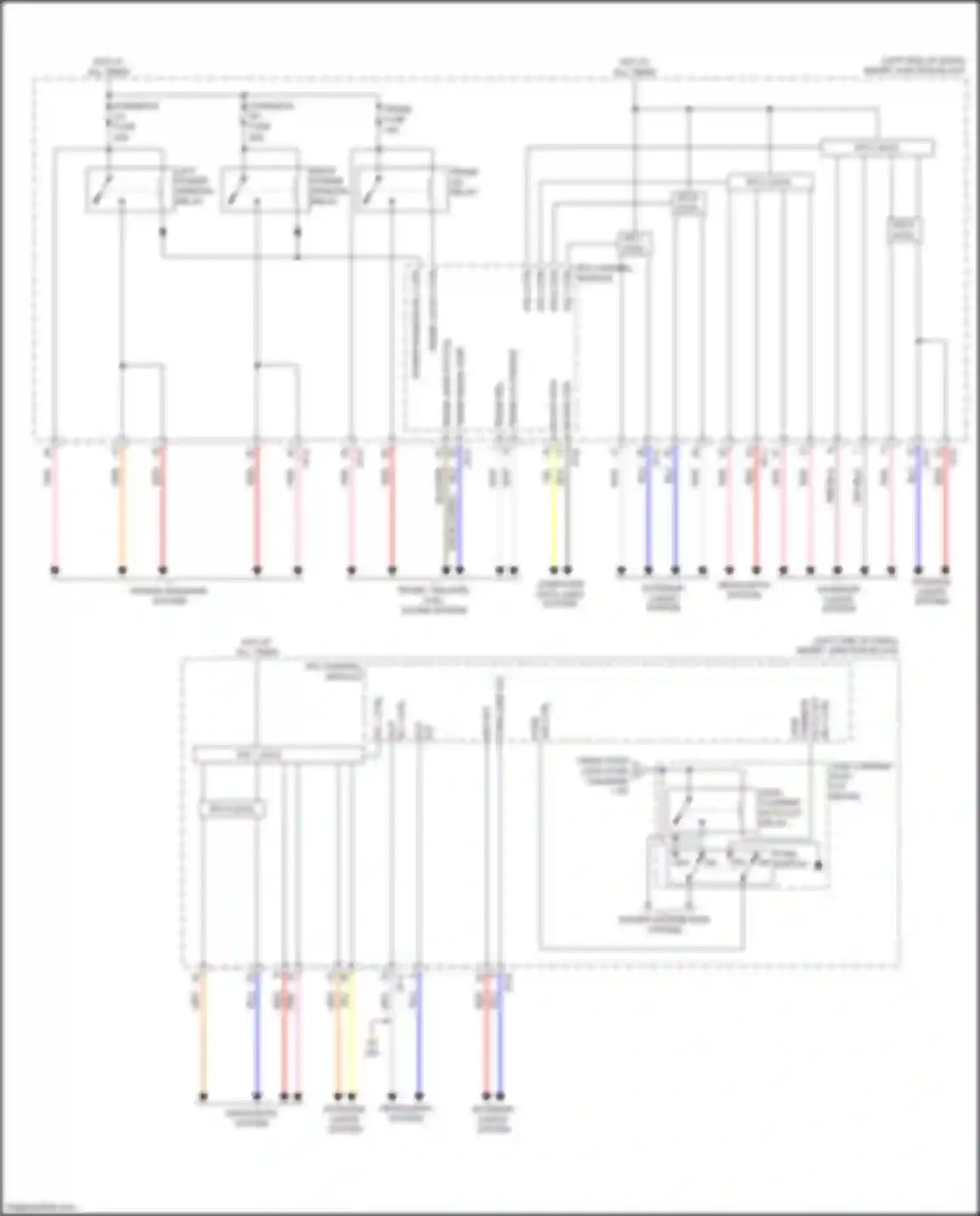 Wiring diagram ips 7 ctrl for Kia Optima IV facelift (2018-2020) (1 of 7)