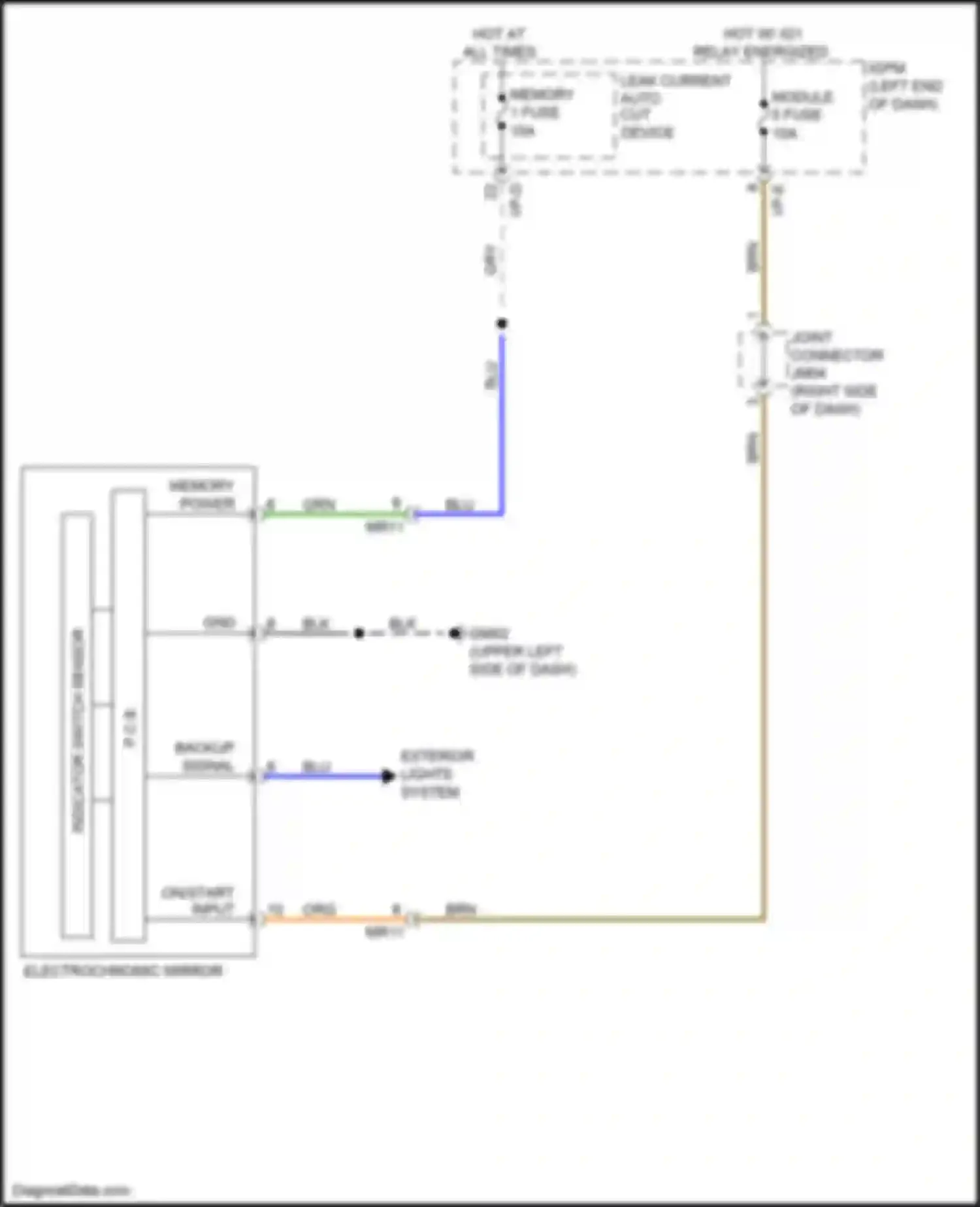 Wiring diagram leak current auto cut device for Kia Optima IV facelift (2018-2020) (5 of 70)